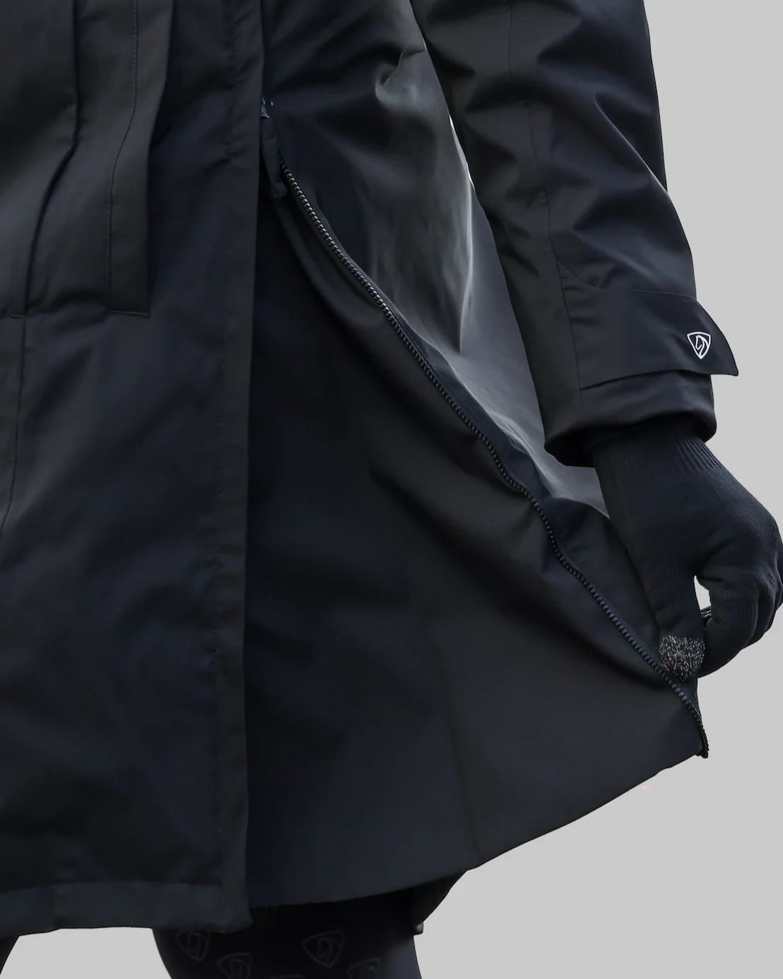Bronte Waterproof Riding Coat | Women's | Black - Image 9