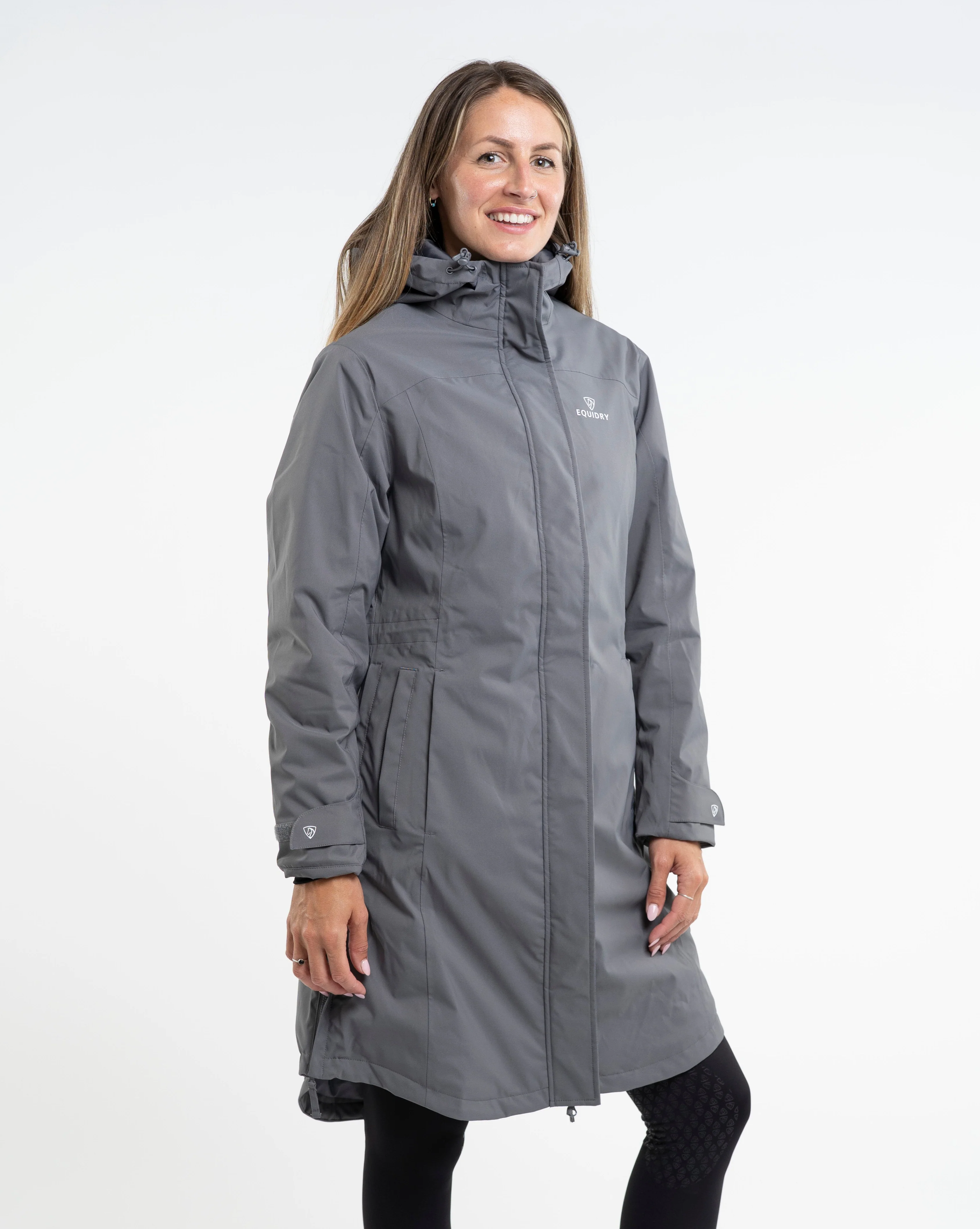 Bronte Waterproof Riding Coat | Women's | Grey - Image 4