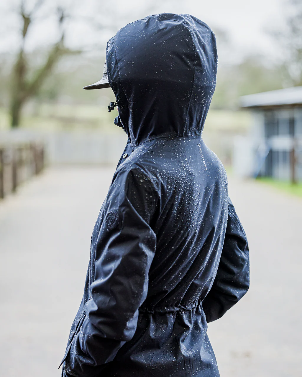Bronte Waterproof Riding Coat | Women's | Navy - Image 9
