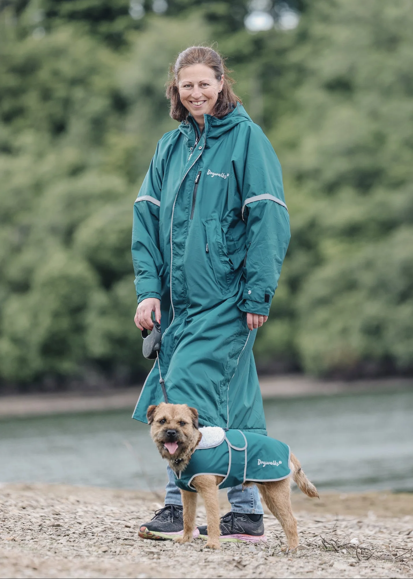 Drywalks by EQUIDRY All Seasons Waterproof Coat | Teal - Image 2