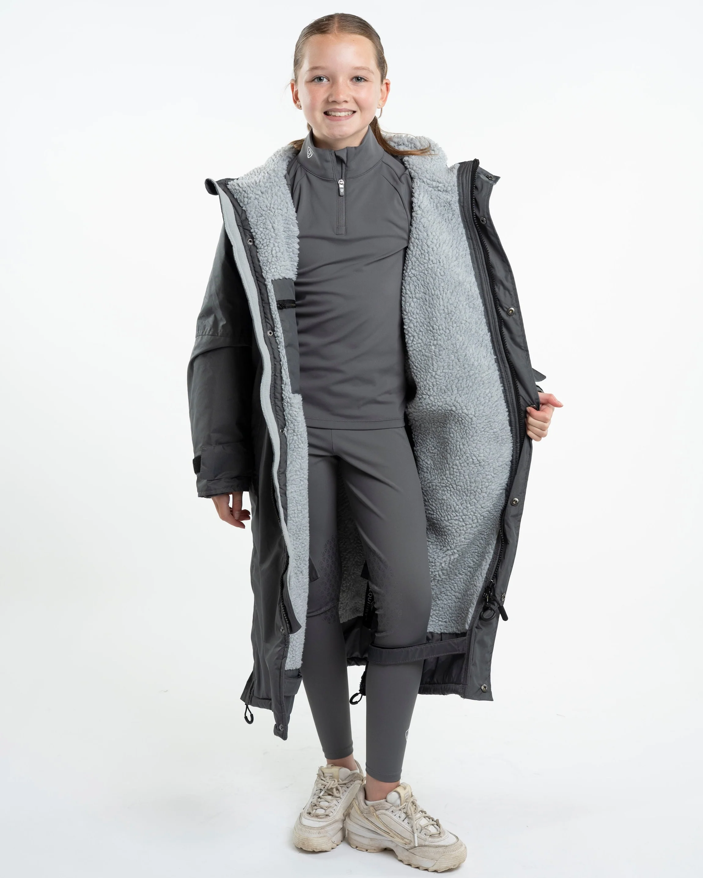 Evolution Children's | Thick Fleece | Grey/Grey - Image 10