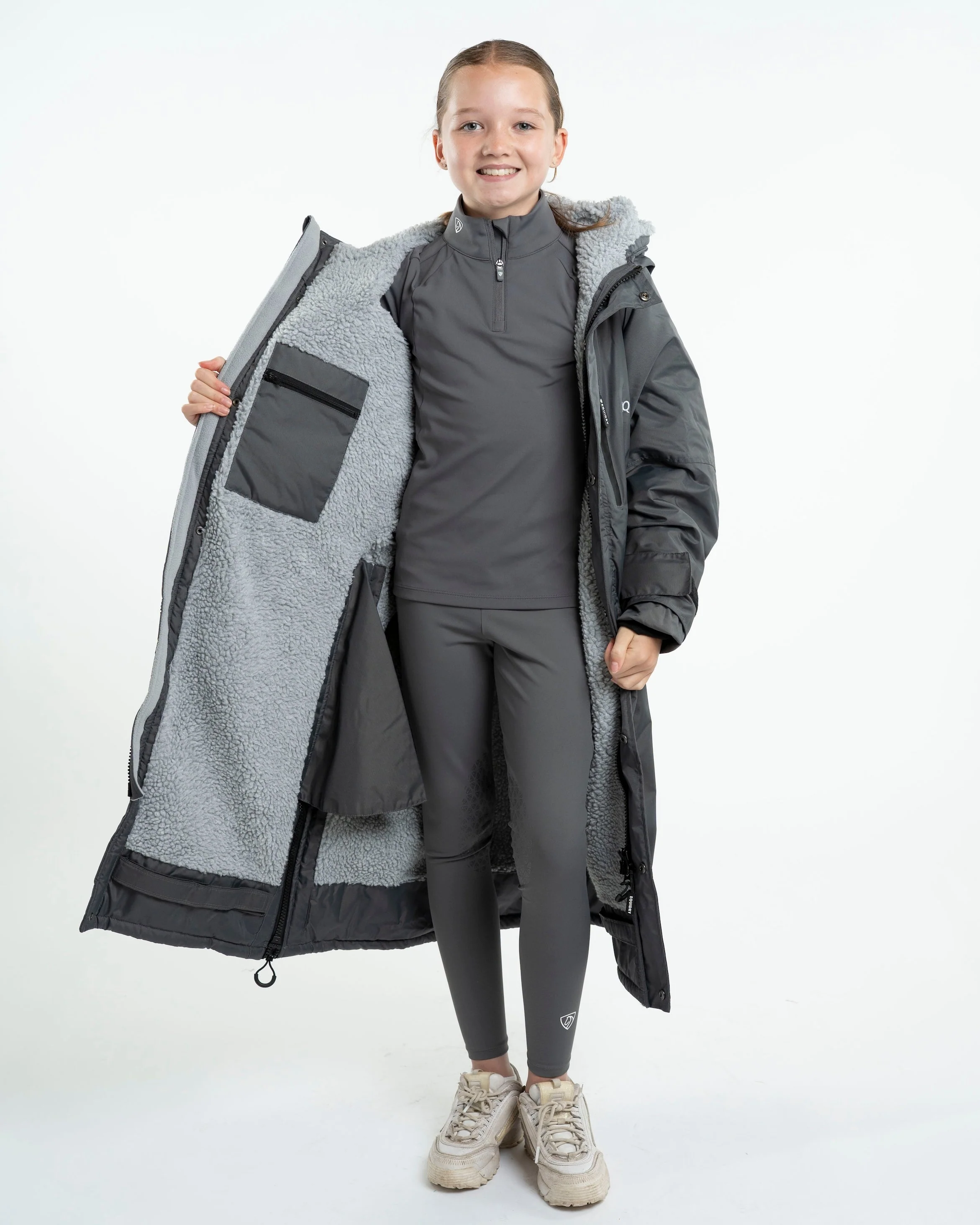 Evolution Children's | Thick Fleece | Grey/Grey - Image 5
