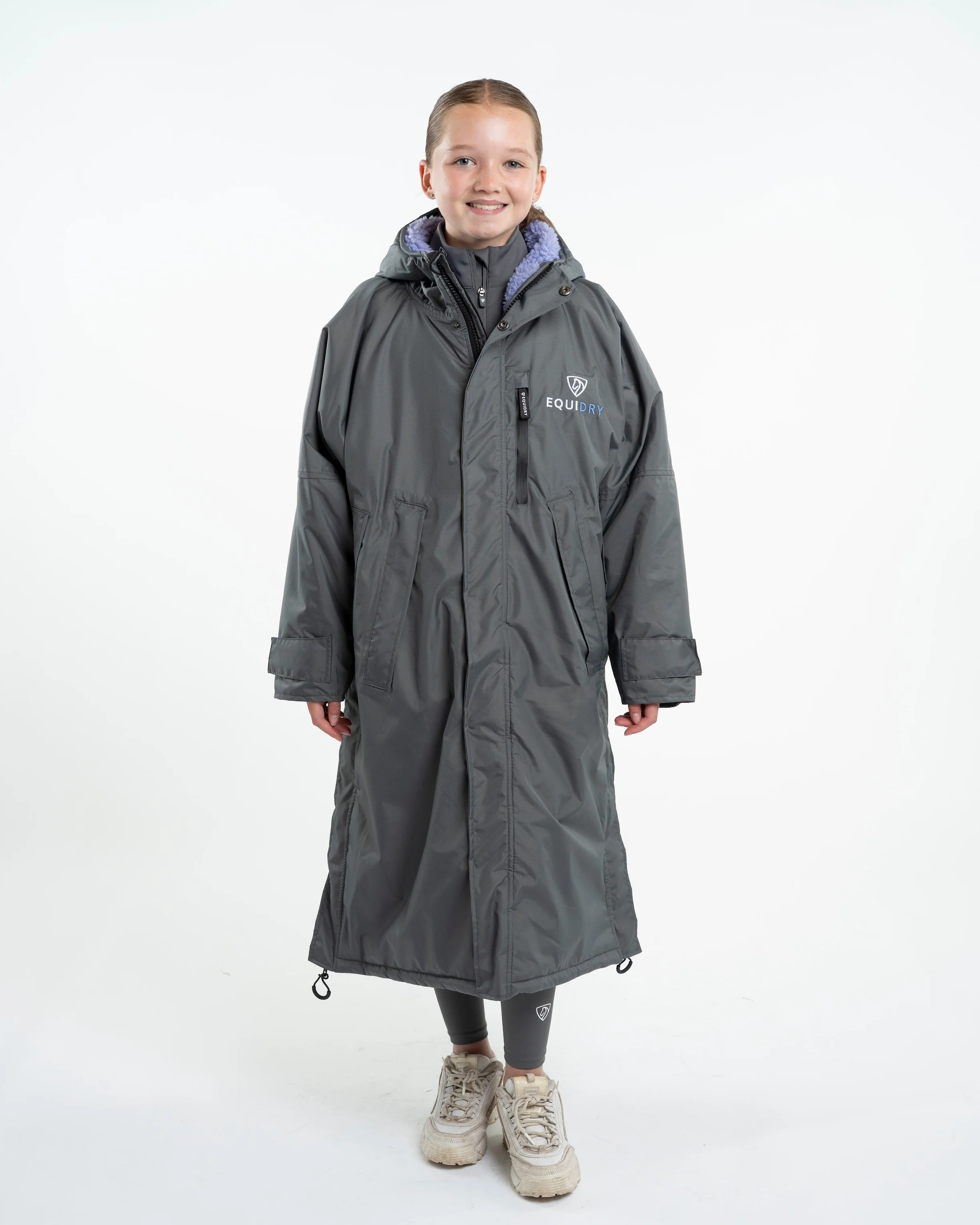 Evolution Children's | Thick Fleece | Grey/Lilac - Image 4