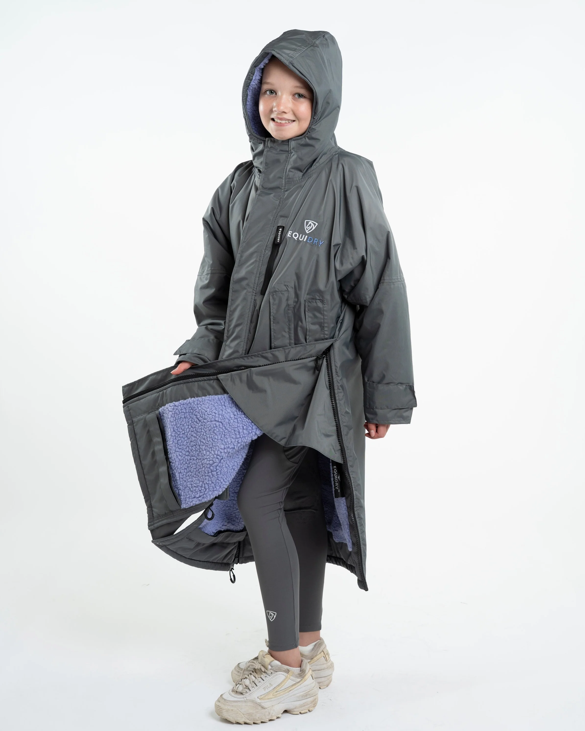 Evolution Children's | Thick Fleece | Grey/Lilac - Image 6