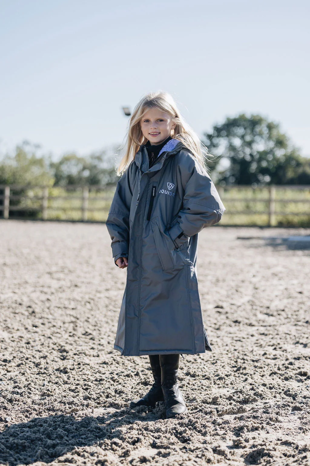 Evolution Children's | Thick Fleece | Grey/Lilac - Image 9
