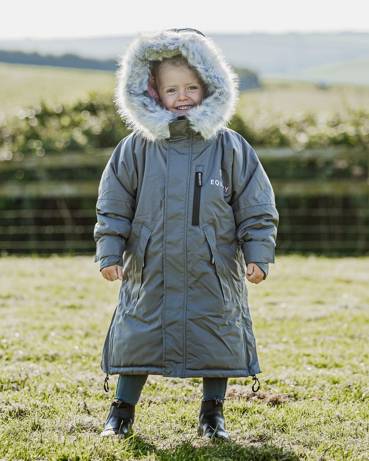 Evolution Children's | Thick Fleece | Grey/Pale Pink - Image 10