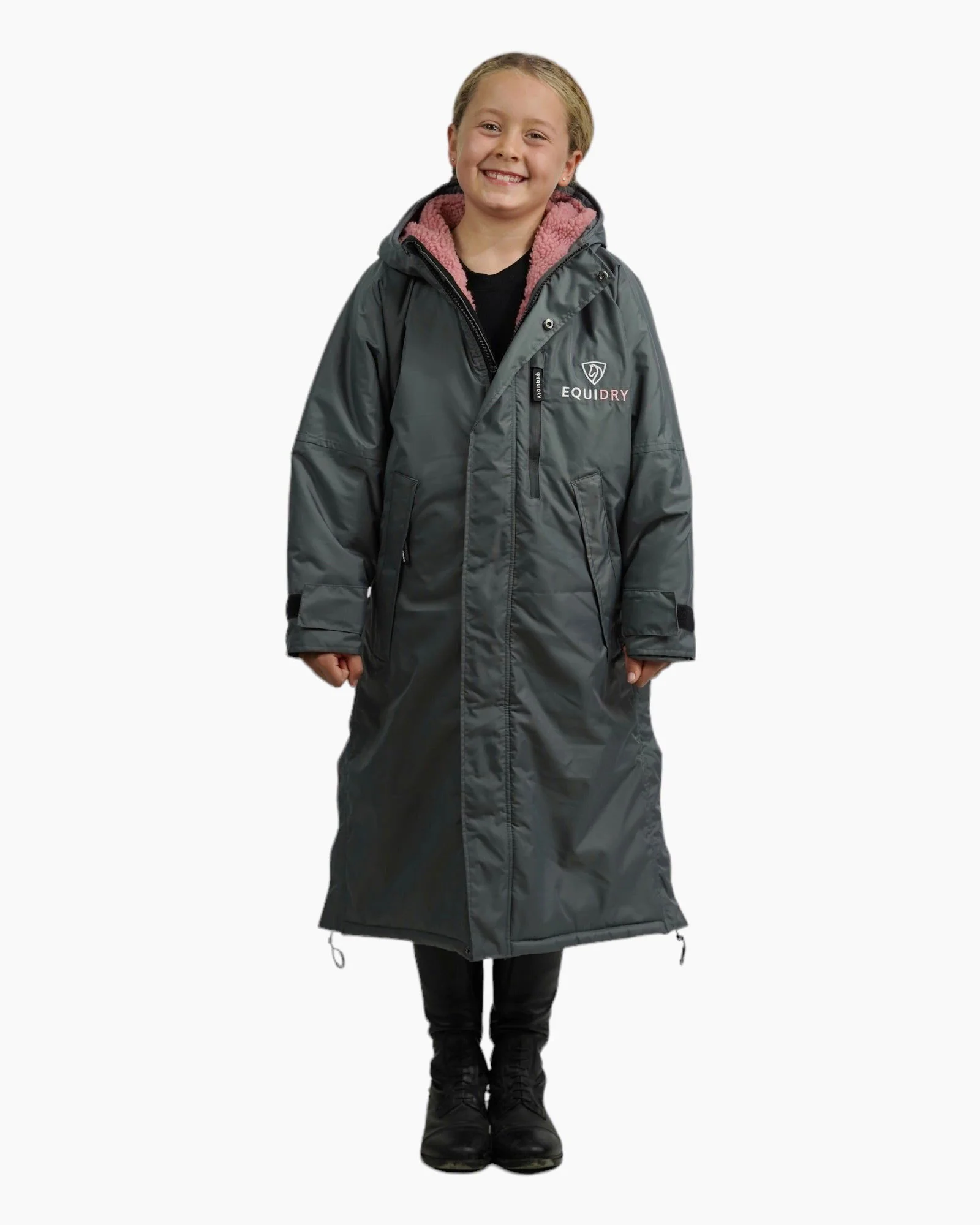 Evolution Children's | Thick Fleece | Grey/Pale Pink - Image 5