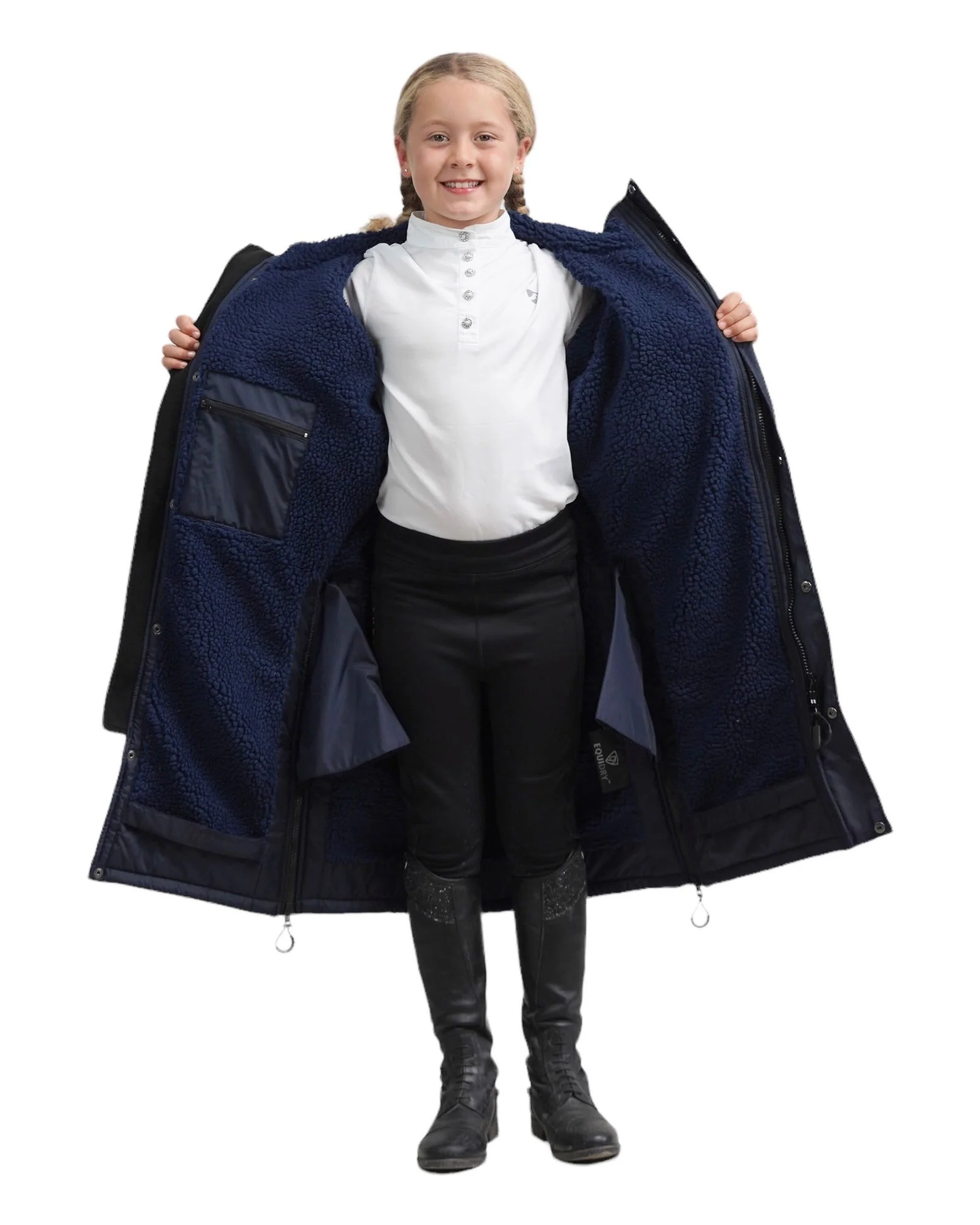 Evolution Children's | Thick Fleece | Navy/Navy - Image 3