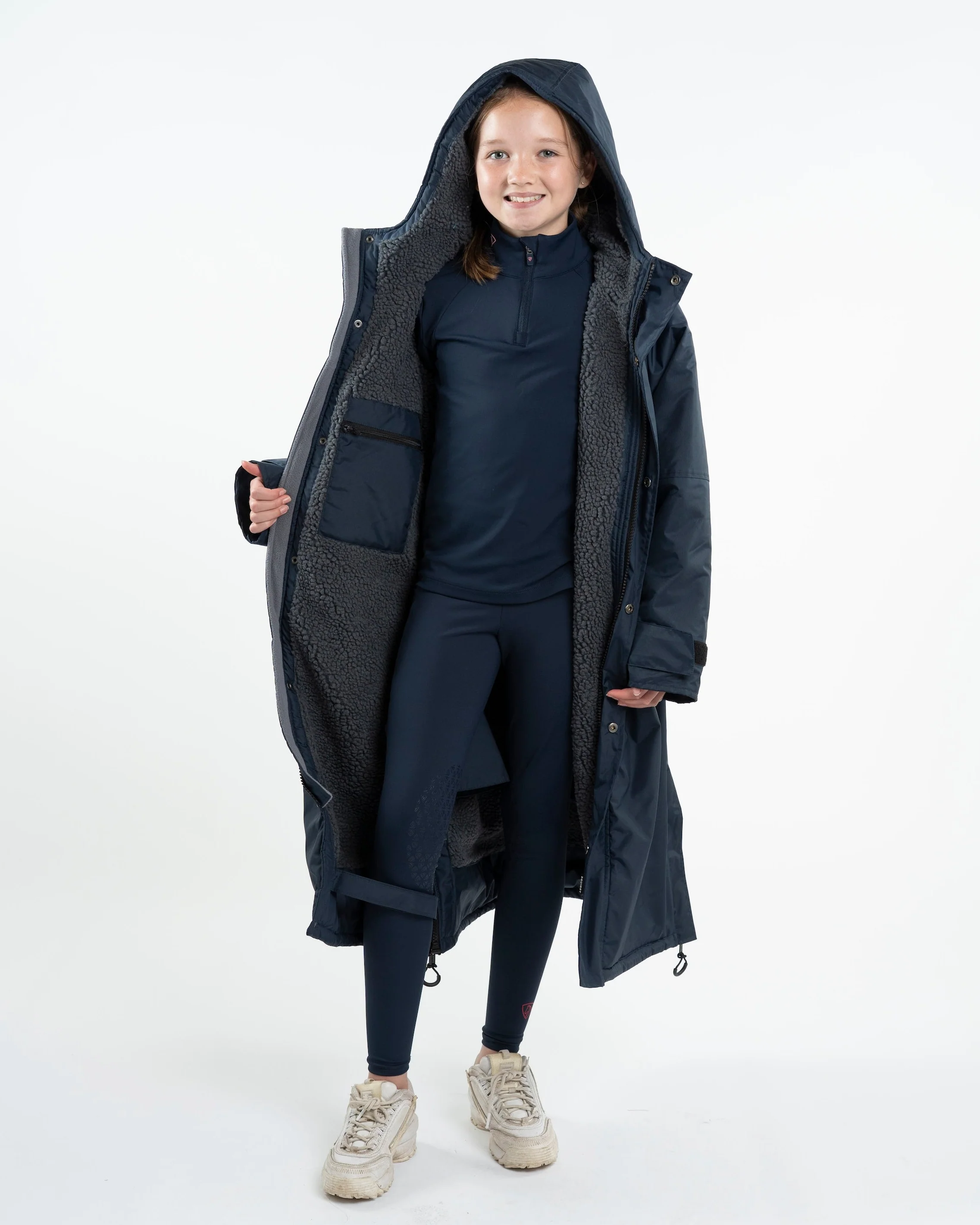 Evolution Children's | Thick Fleece | Navy/Grey - Image 4