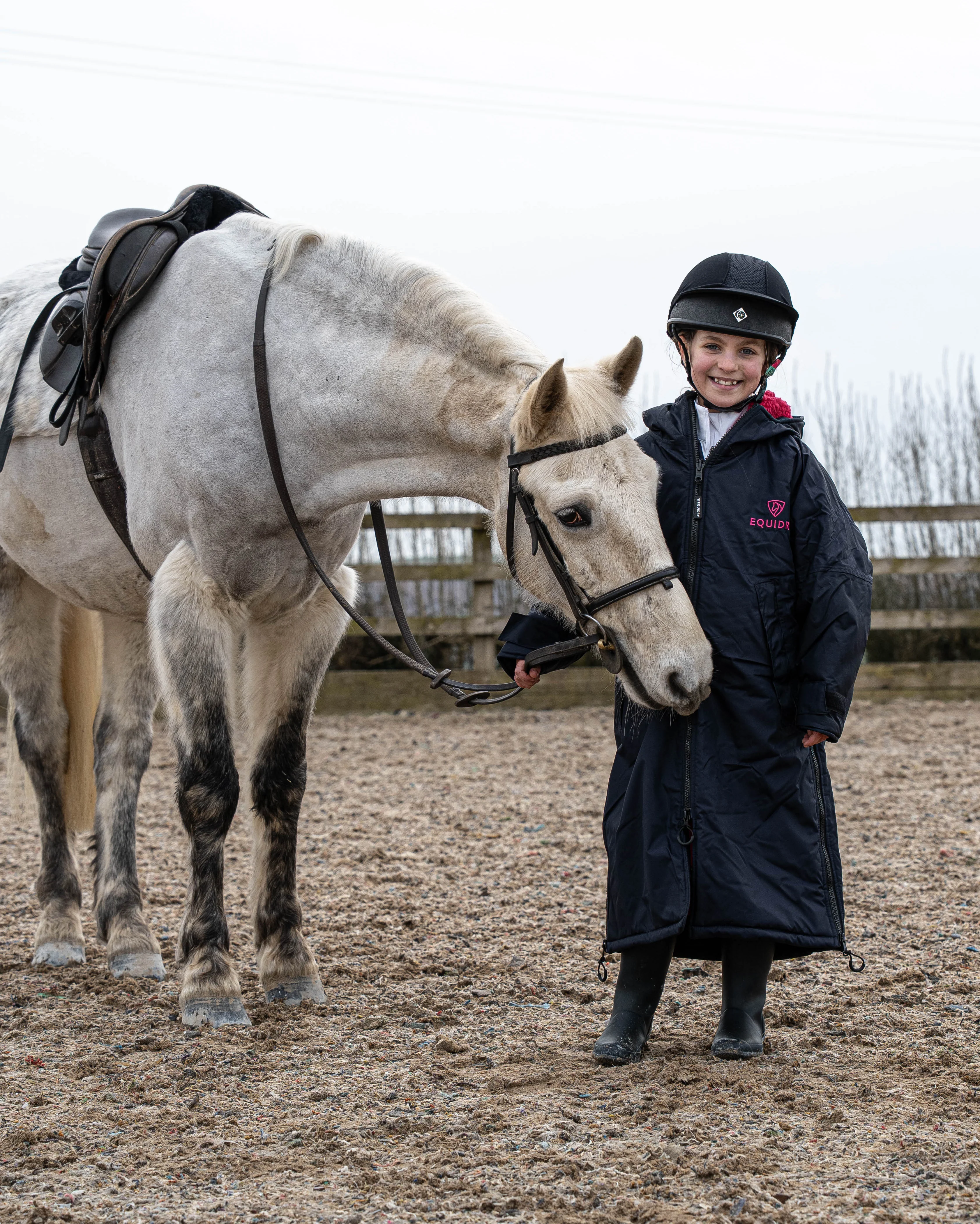 Evolution Children's | Thick Fleece | Navy/Raspberry - Image 4