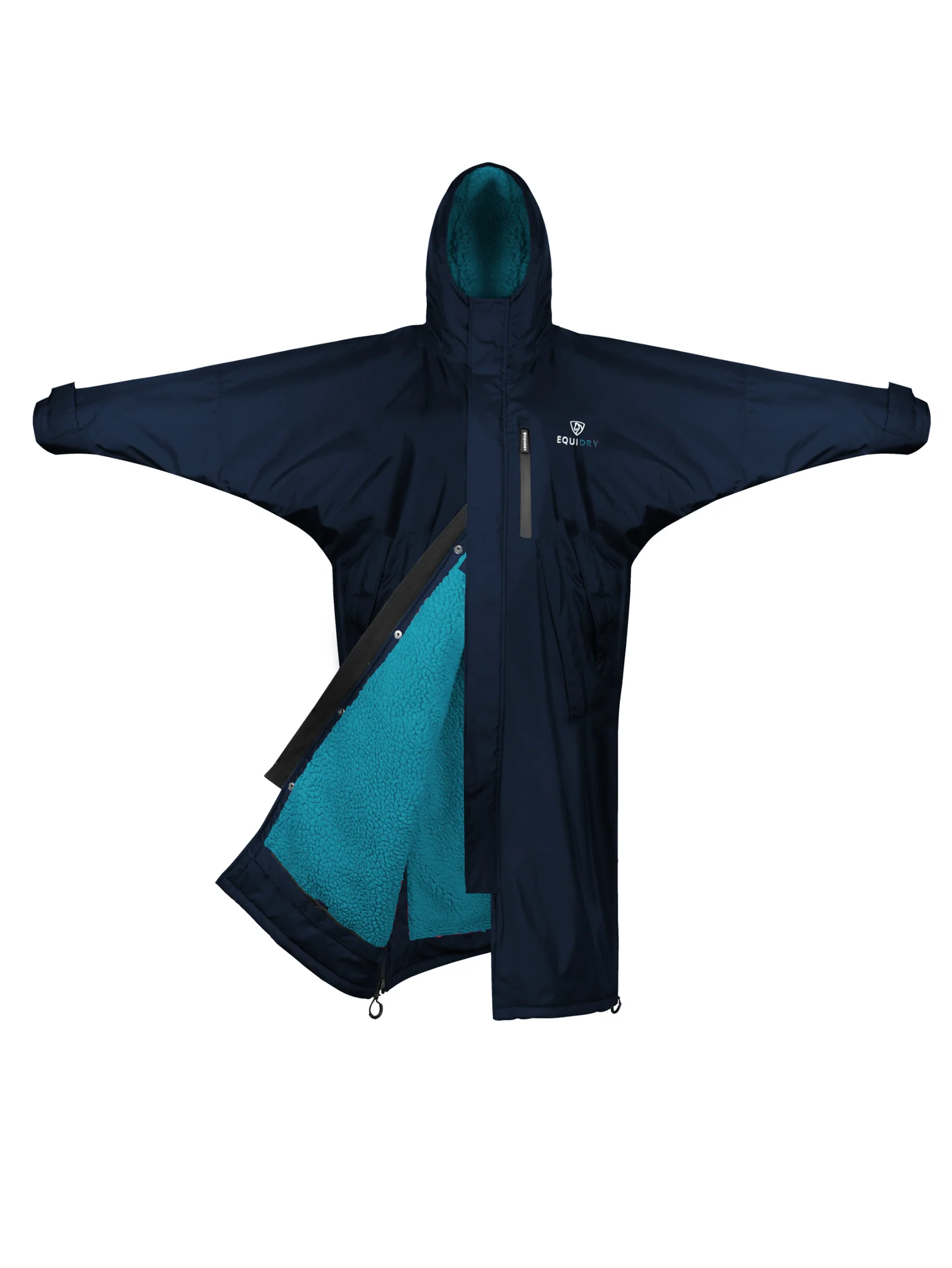 Evolution Children's | Thick Fleece | Navy/Turquoise