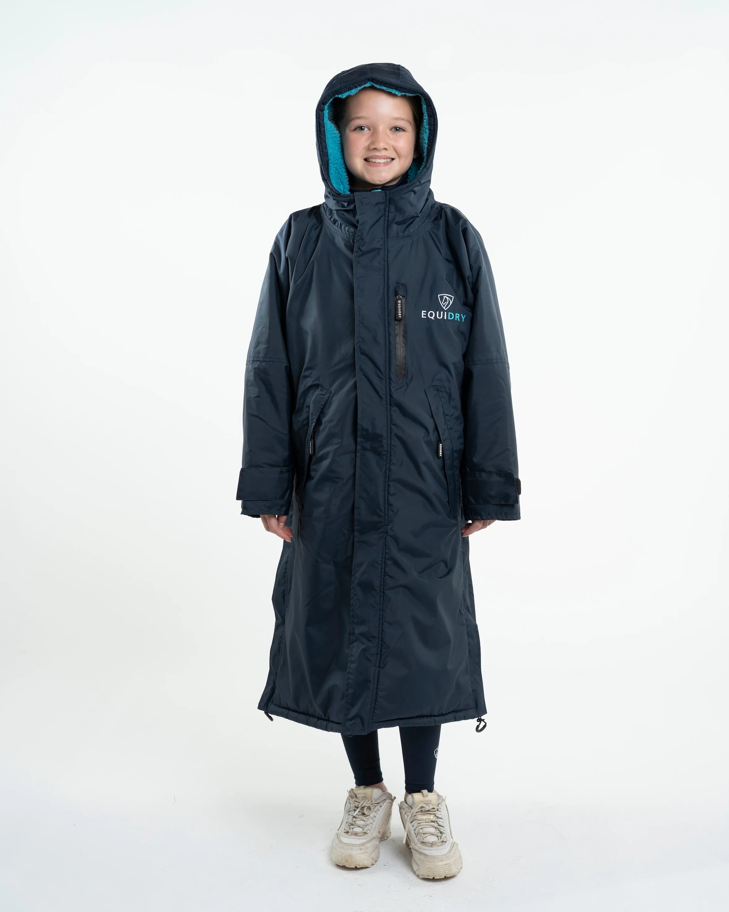 Evolution Children's | Thick Fleece | Navy/Turquoise - Image 6