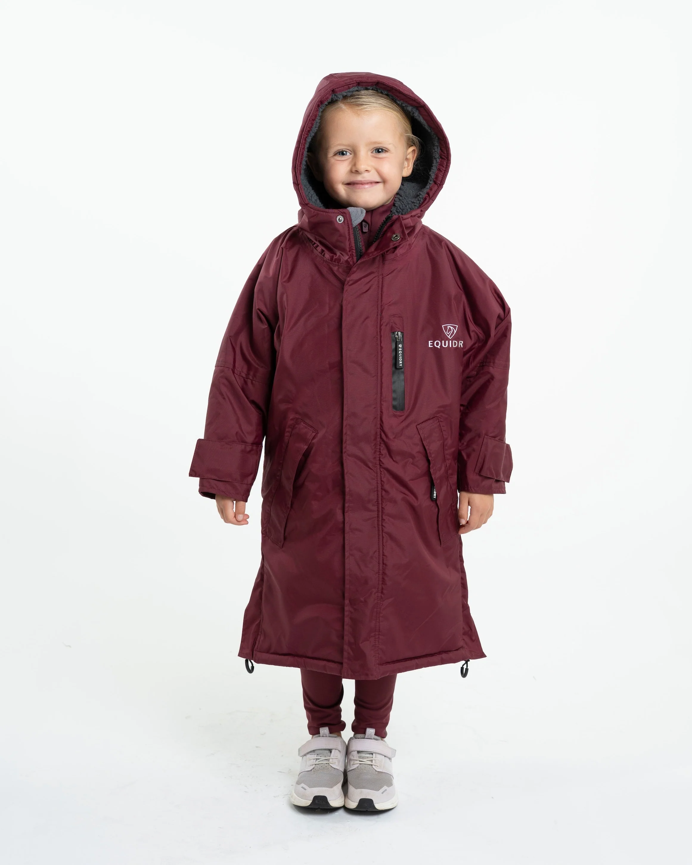 Evolution Children's | Thick Fleece | Plum/Grey - Image 5