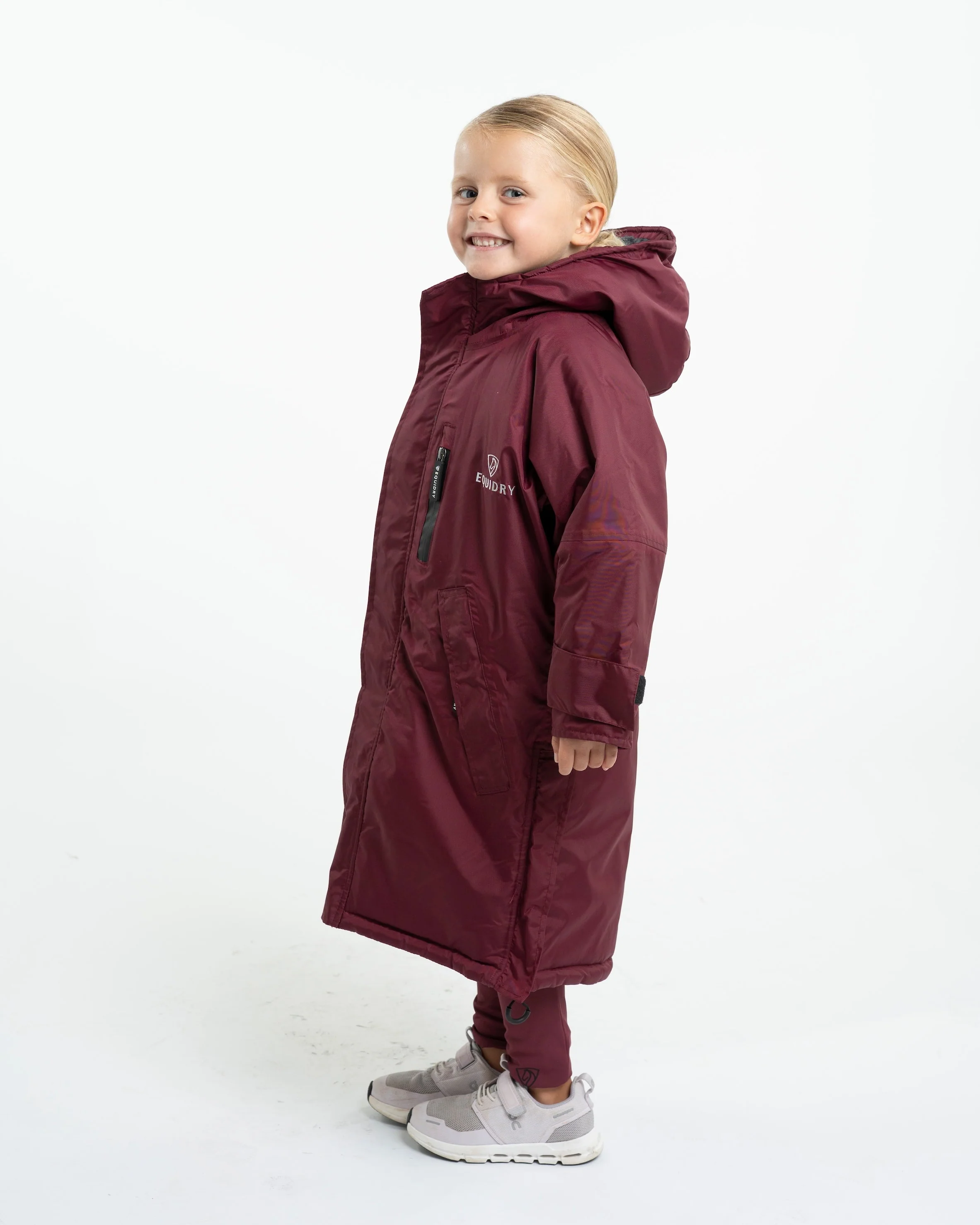 Evolution Children's | Thick Fleece | Plum/Grey - Image 7