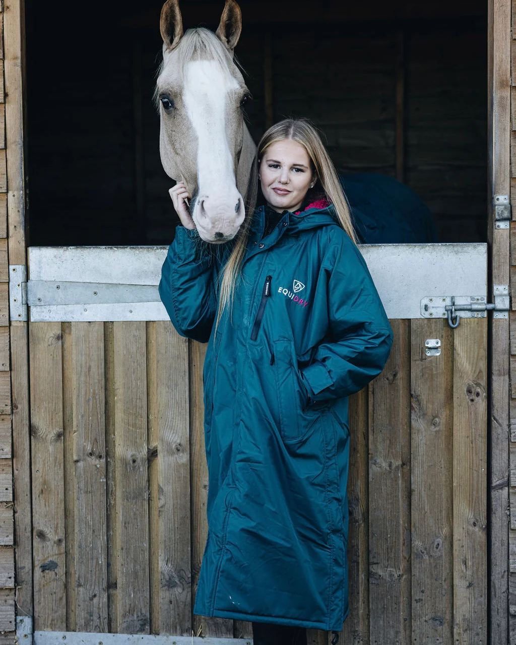 Evolution Children's | Thick Fleece | Teal/Peacock Pink - Image 2
