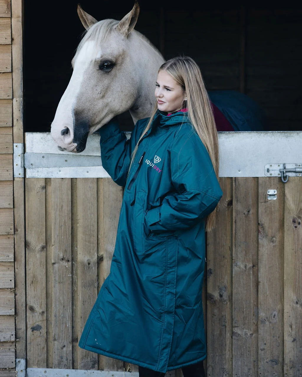 Evolution Children's | Thick Fleece | Teal/Peacock Pink - Image 3