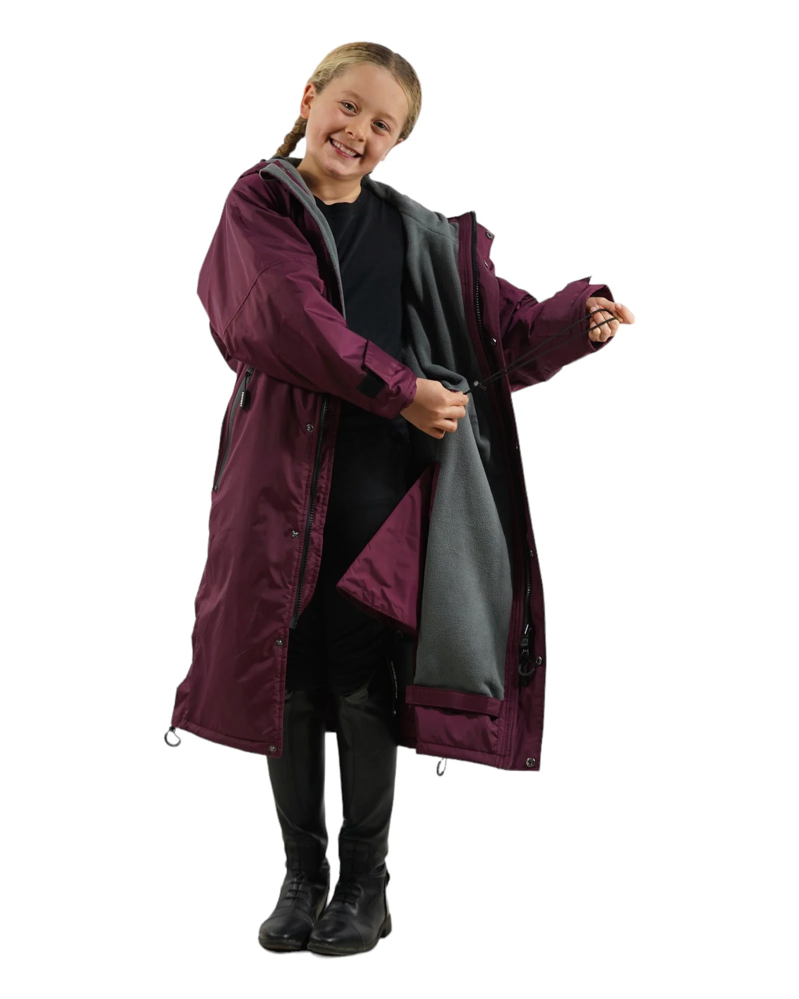 Evolution Children's | Thin Fleece | Plum - Image 4