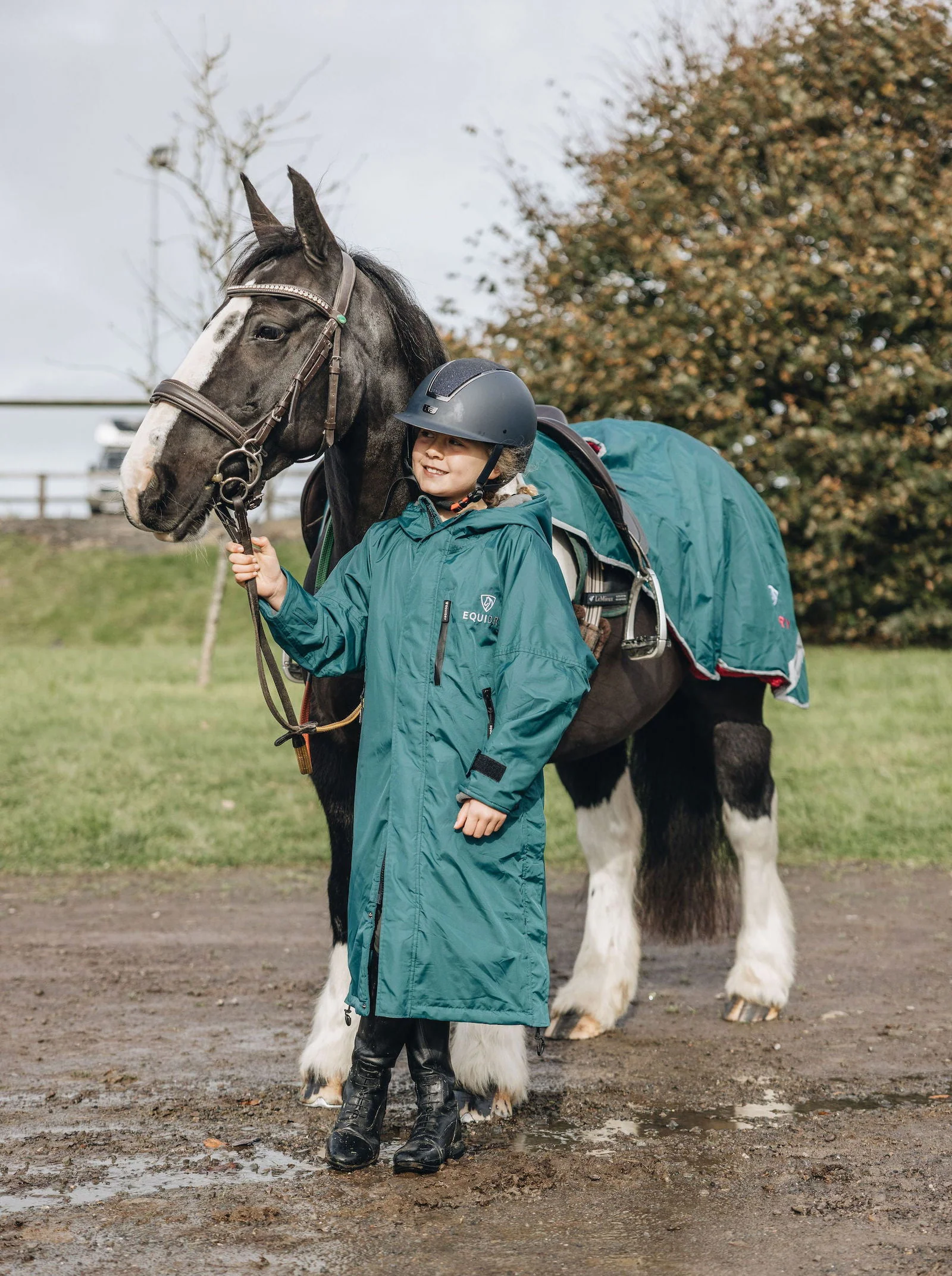 Evolution Children's | Thin Fleece | Teal/Grey - Image 2