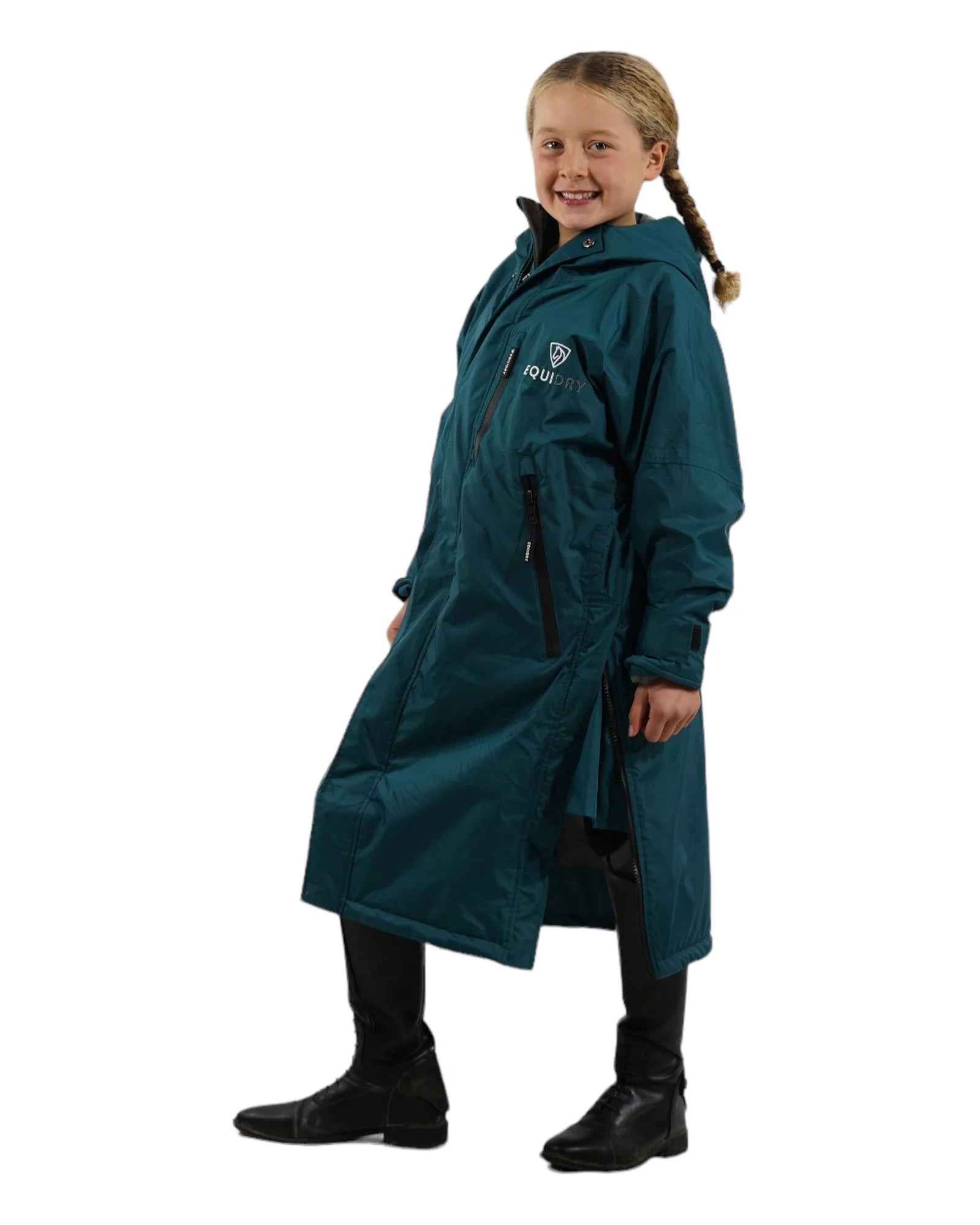 Evolution Children's | Thin Fleece | Teal/Grey - Image 3