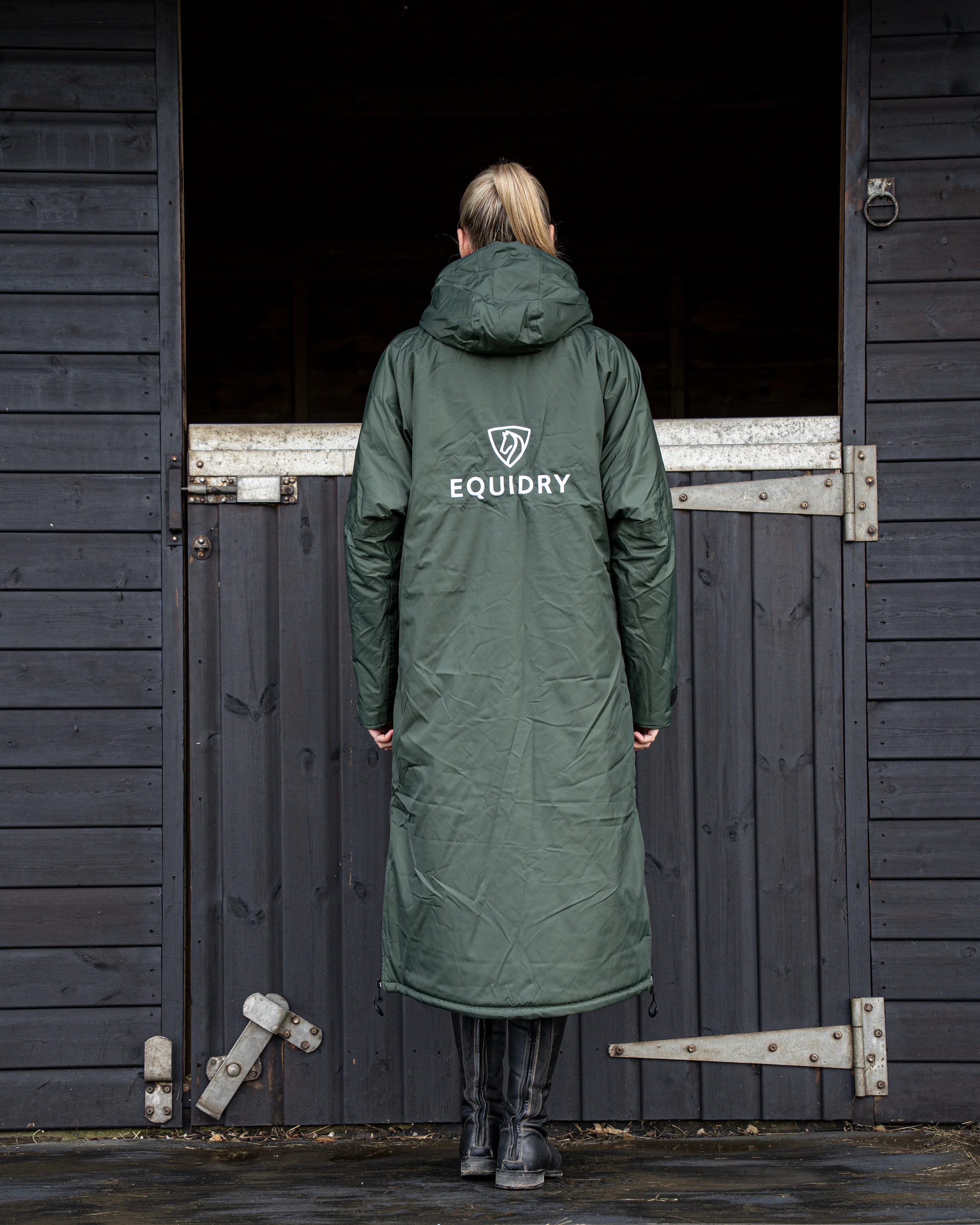 Original Women's | Thick Fleece | Black Forest Green/Grey - Image 4
