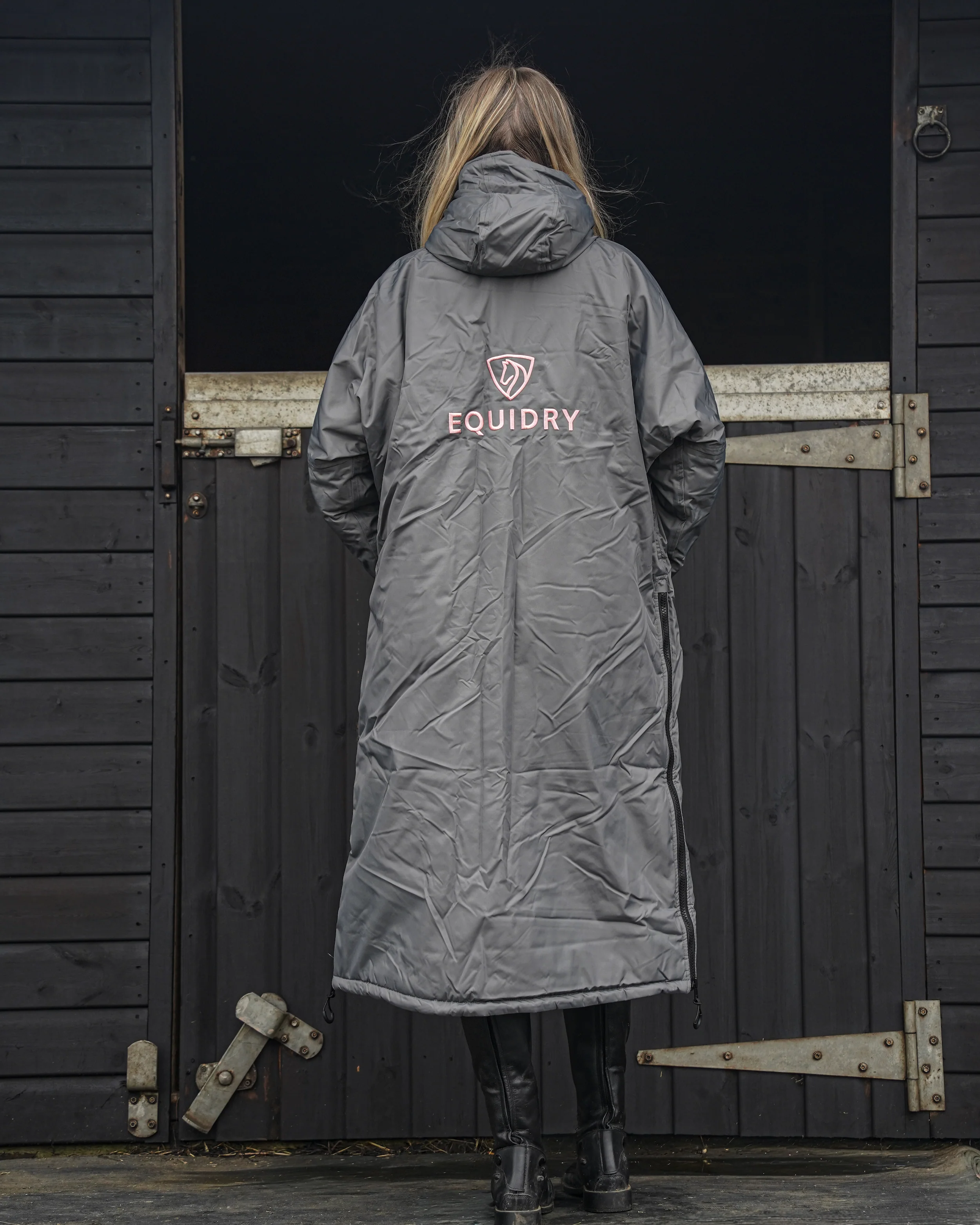 Original Women's | Thick Fleece | Grey/Pale Pink - Image 4