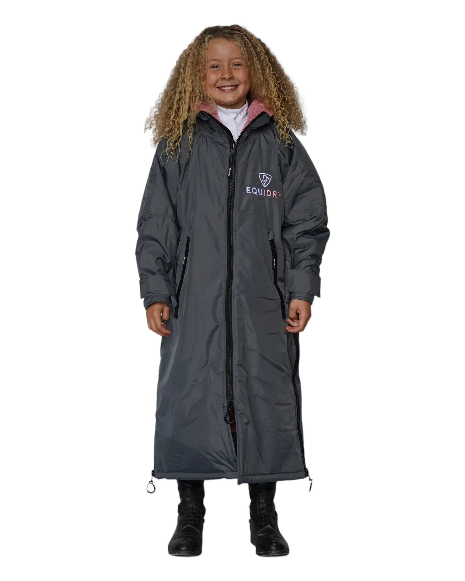 Original Children's | Thick Fleece | Grey/Pale Pink - Image 5