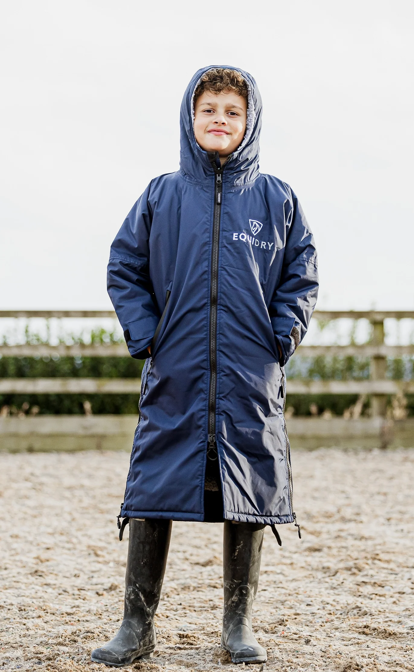Original Children's | Thick Fleece | Navy/Grey - Image 4