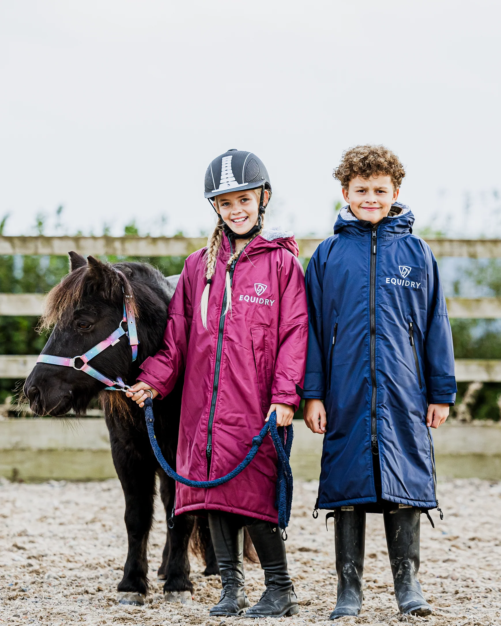 Original Children's | Thick Fleece | Plum/Grey - Image 4