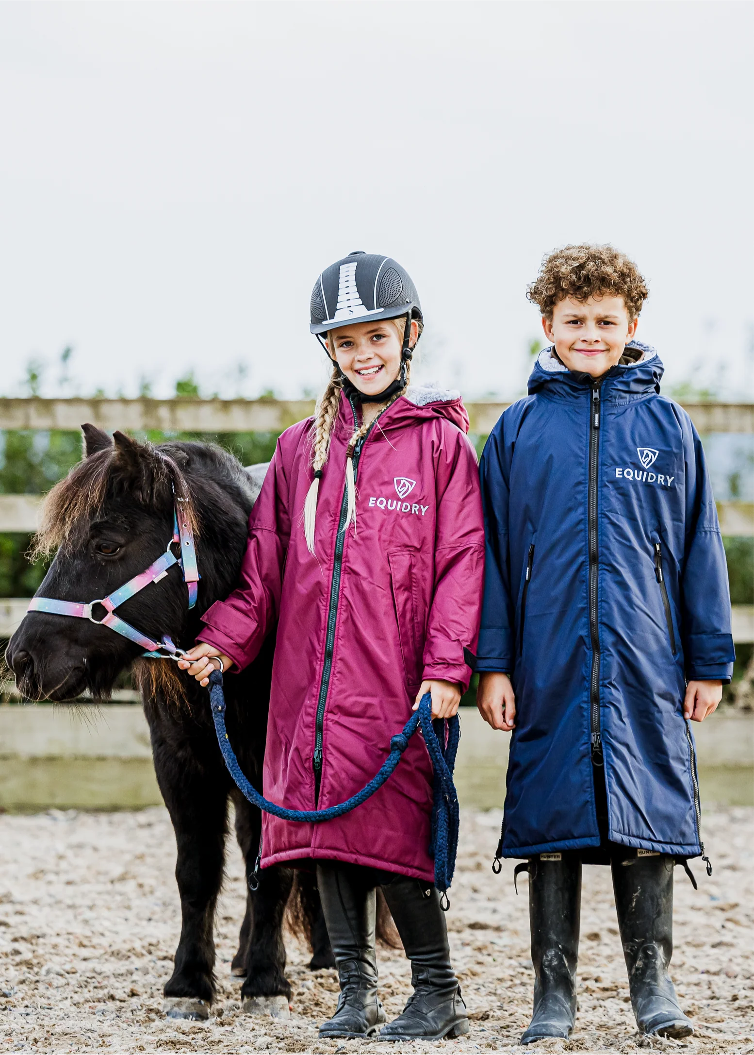 Original Children's | Thick Fleece | Plum/Grey - Image 7
