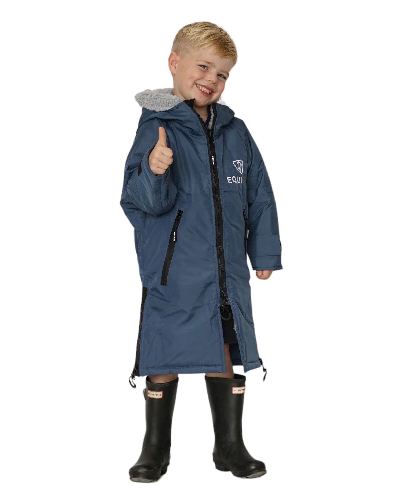 Original Children's | Thick Fleece | Steel Blue/Grey - Image 7