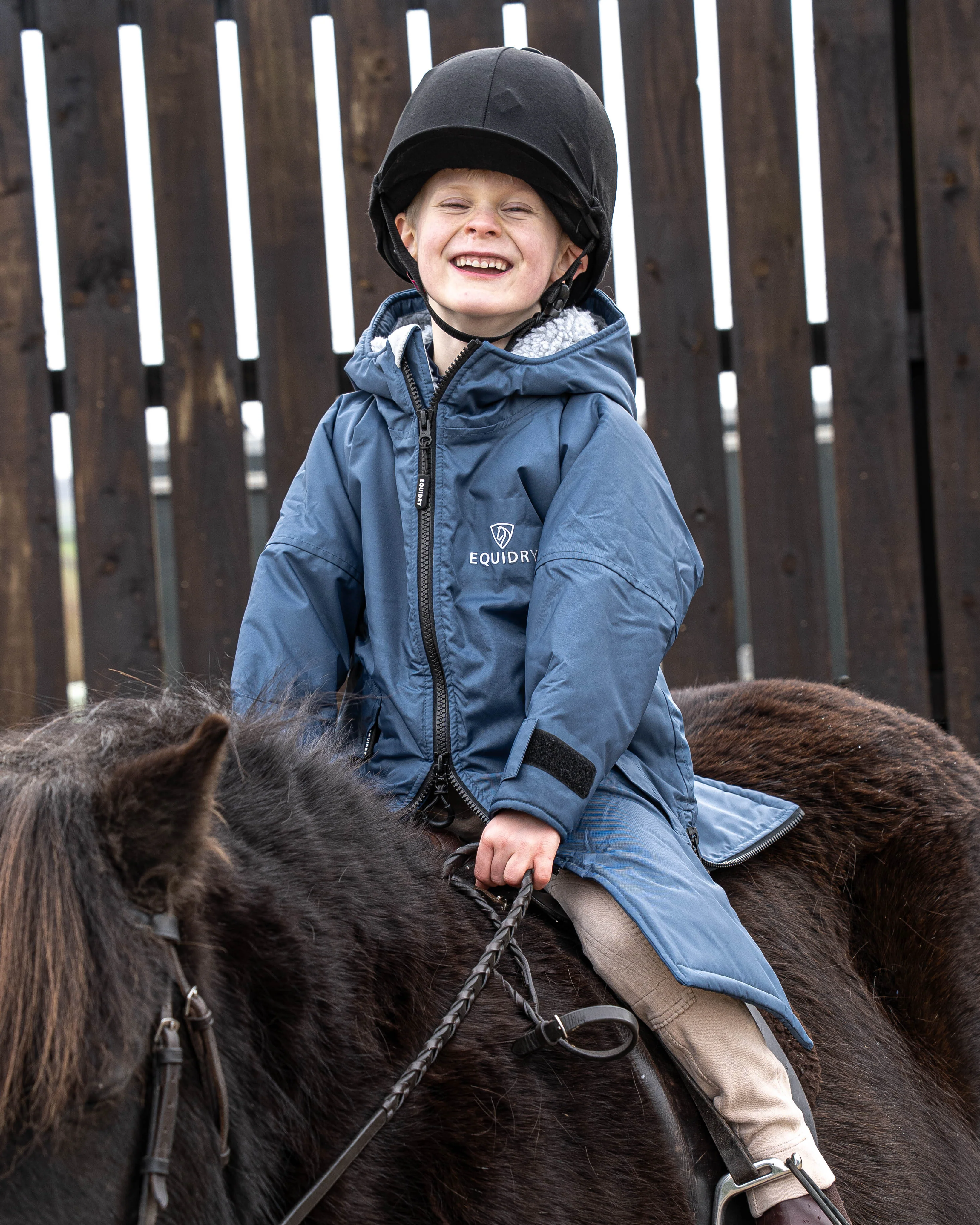Original Children's | Thick Fleece | Steel Blue/Grey - Image 8