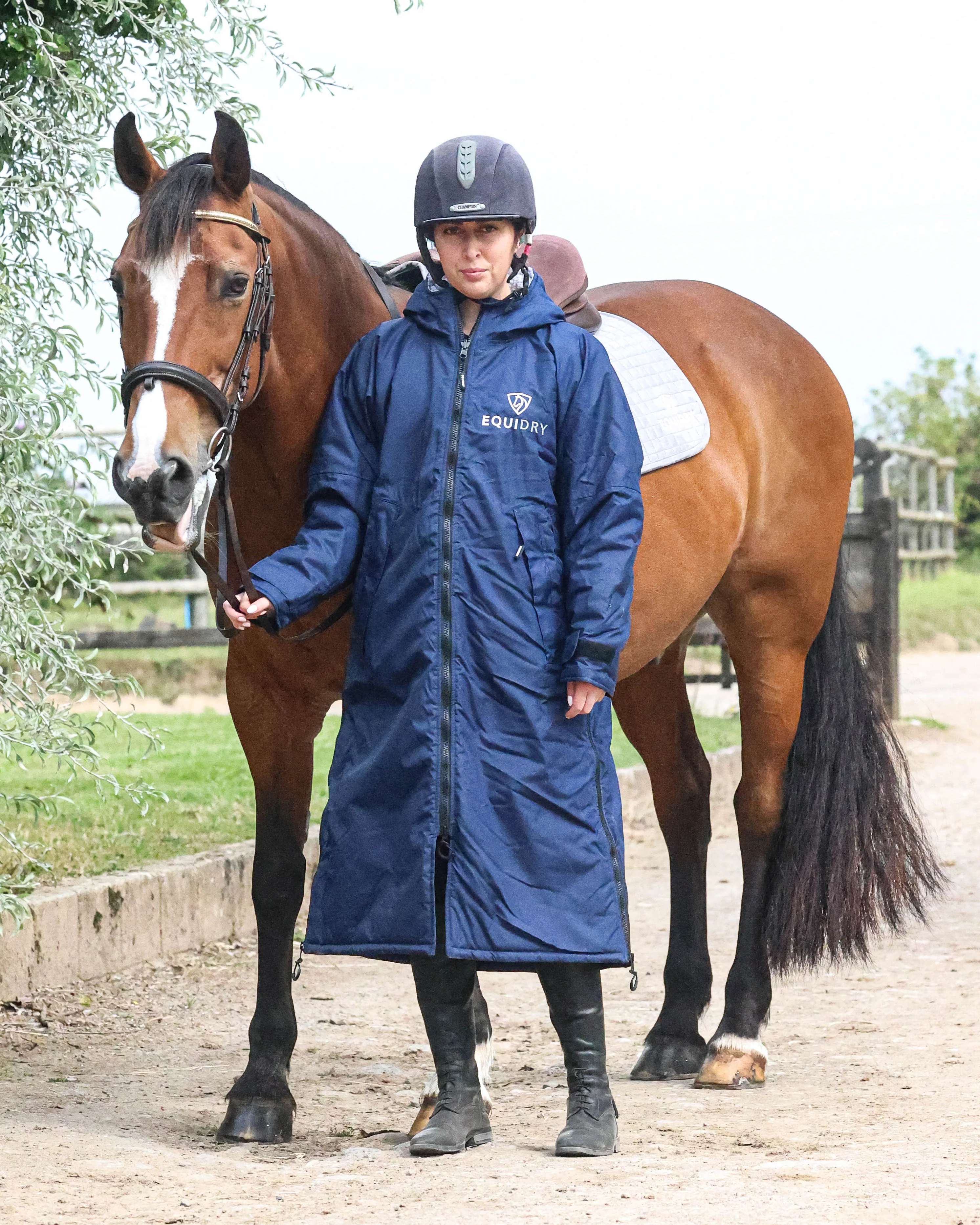 Original Women's | Thick Fleece | Navy/Grey - Image 2