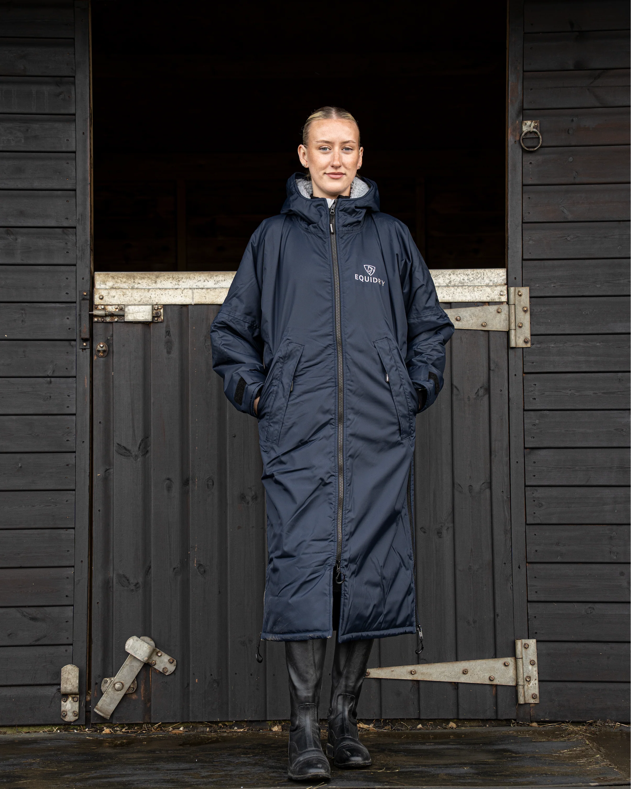 Original Women's | Thick Fleece | Navy/Grey - Image 3
