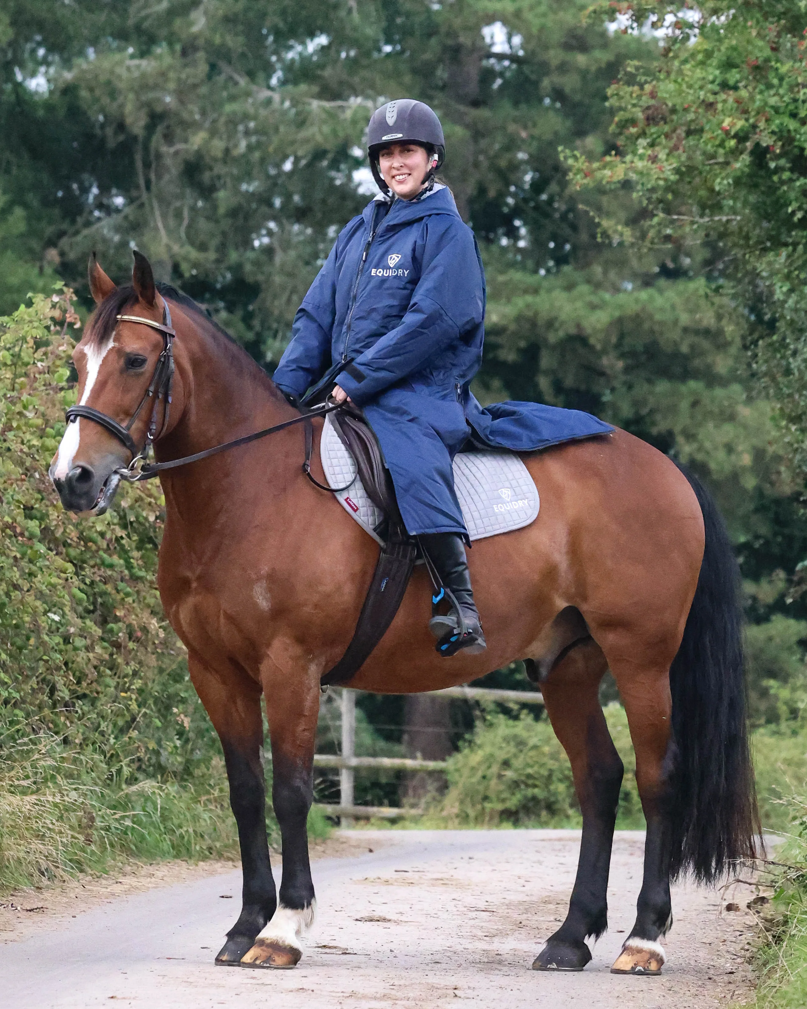 Original Women's | Thick Fleece | Navy/Grey - Image 6
