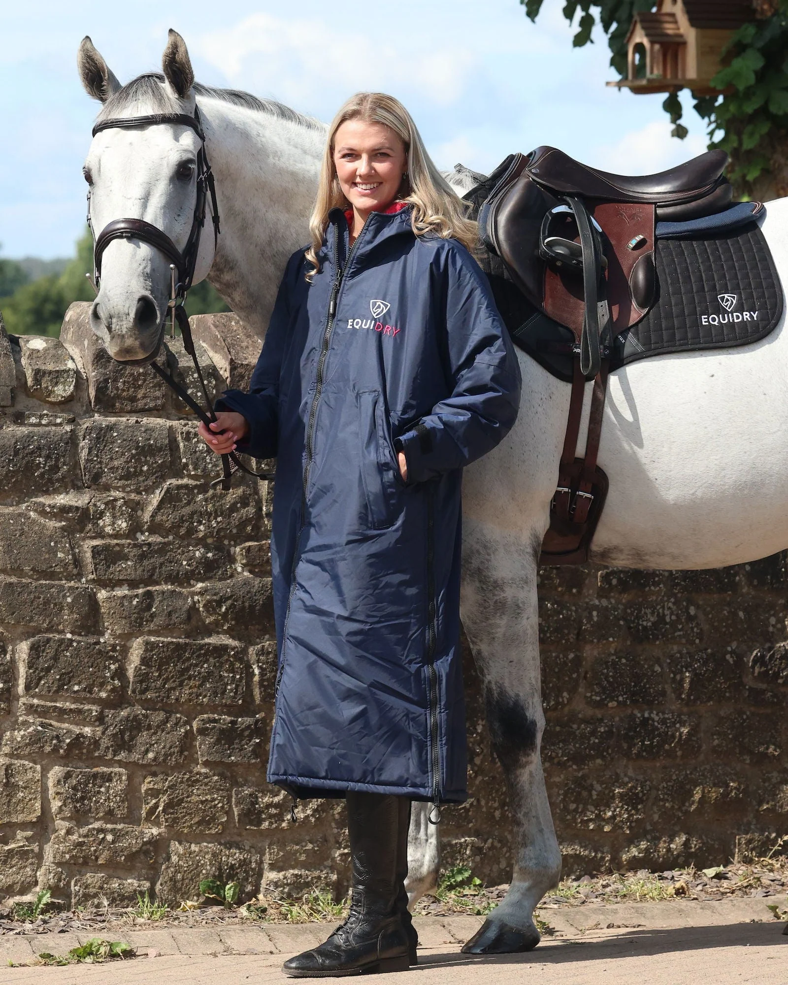 Original Women's | Thick Fleece | Navy/Raspberry - Image 6