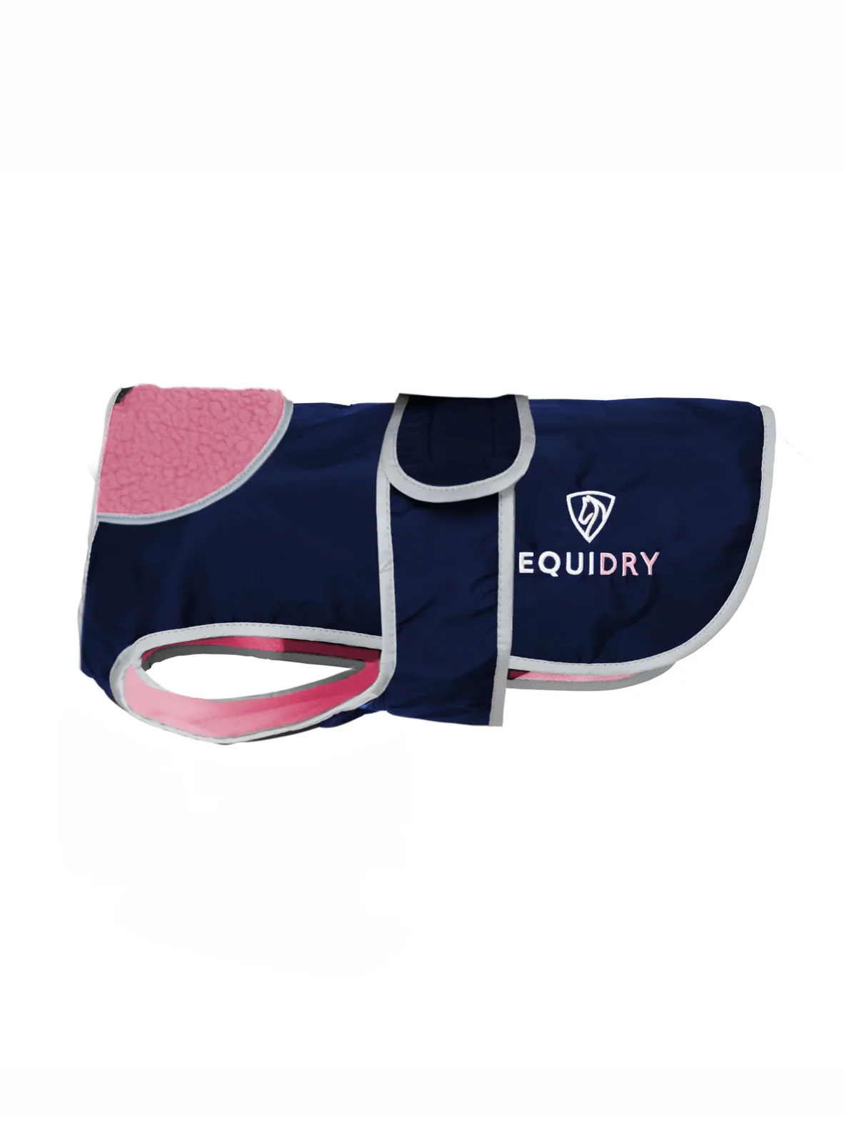 Waterproof Dog Coat | Navy/Penelope Pink