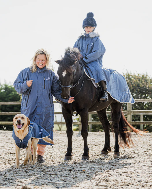 Waterproof Dog Coat | Steel Blue/Grey - Image 4