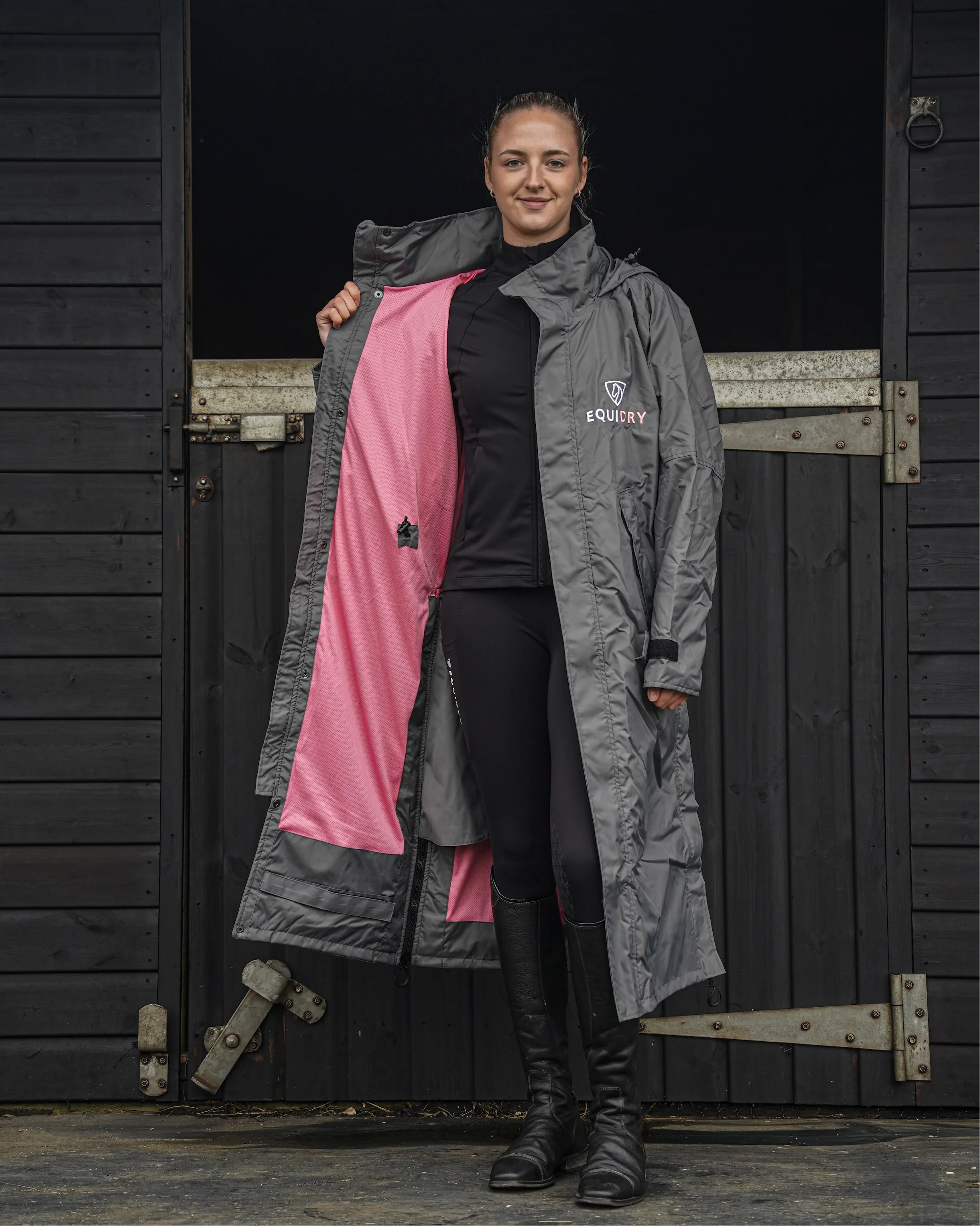 Evolution Women's | Mesh Lined | Grey/Pink - Image 3
