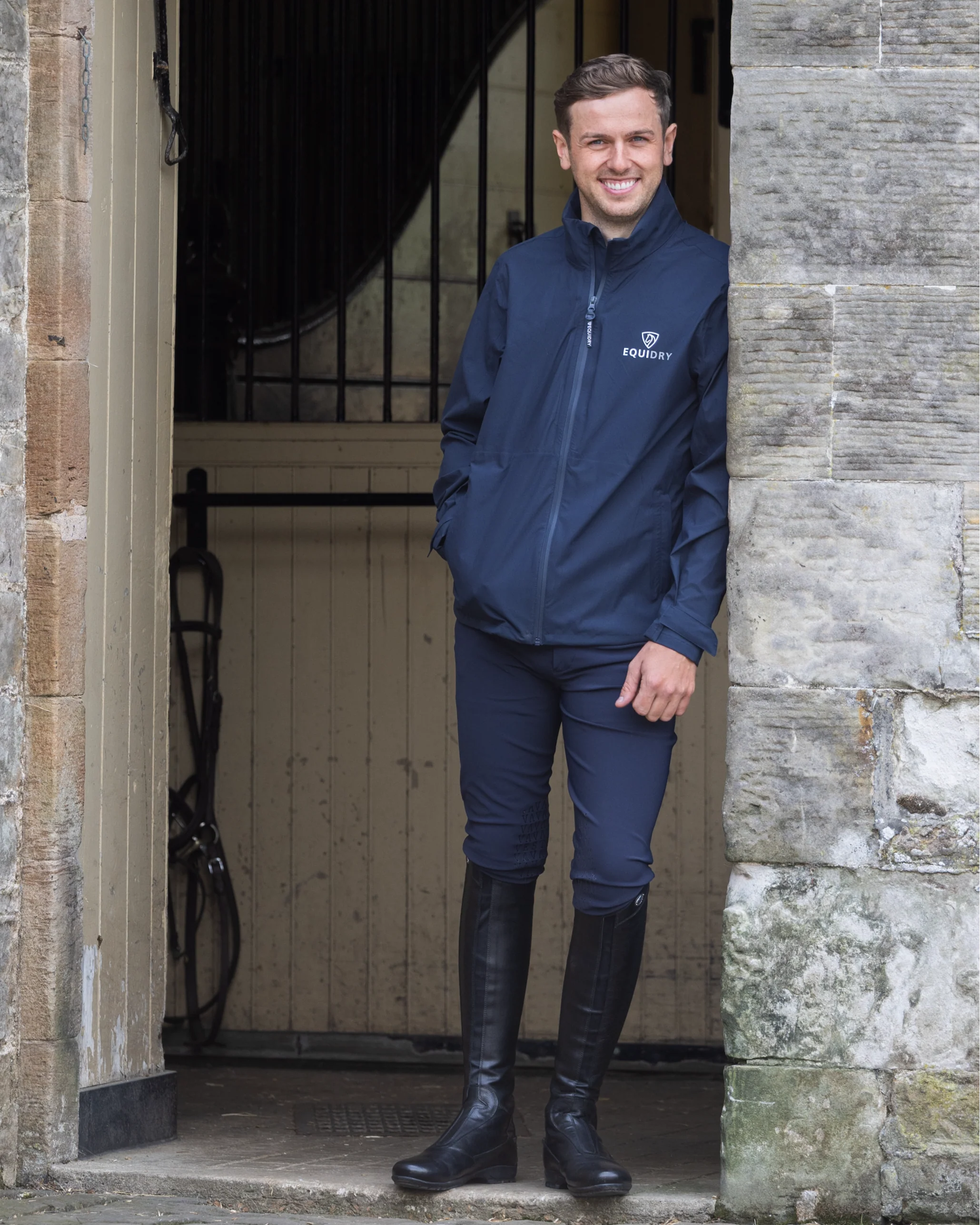 Nimbus Waterproof Pack Away Jacket | Men's | Navy - Image 3