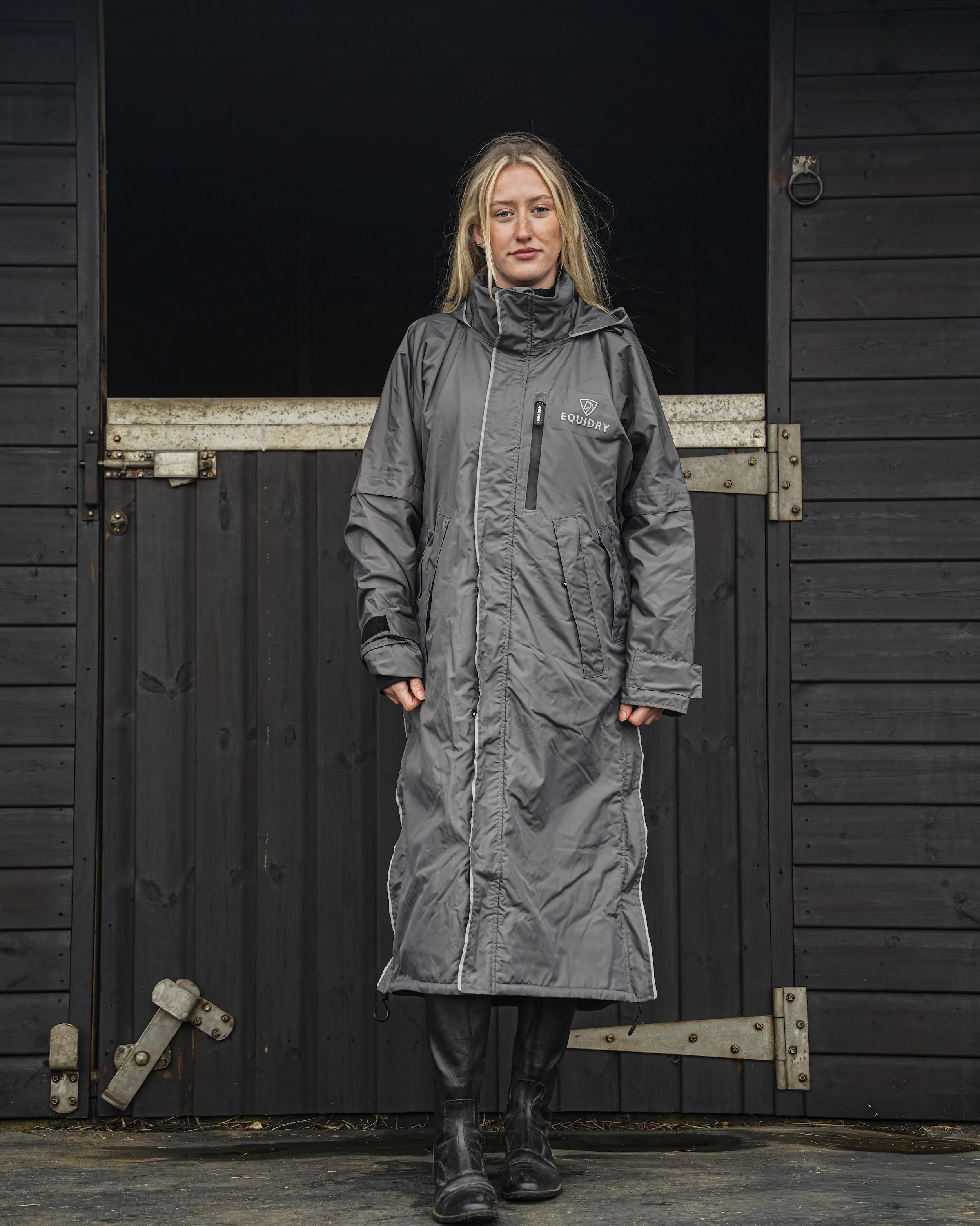 Evolution Women's | Thin Fleece | Reflective | Grey/Grey - Image 2