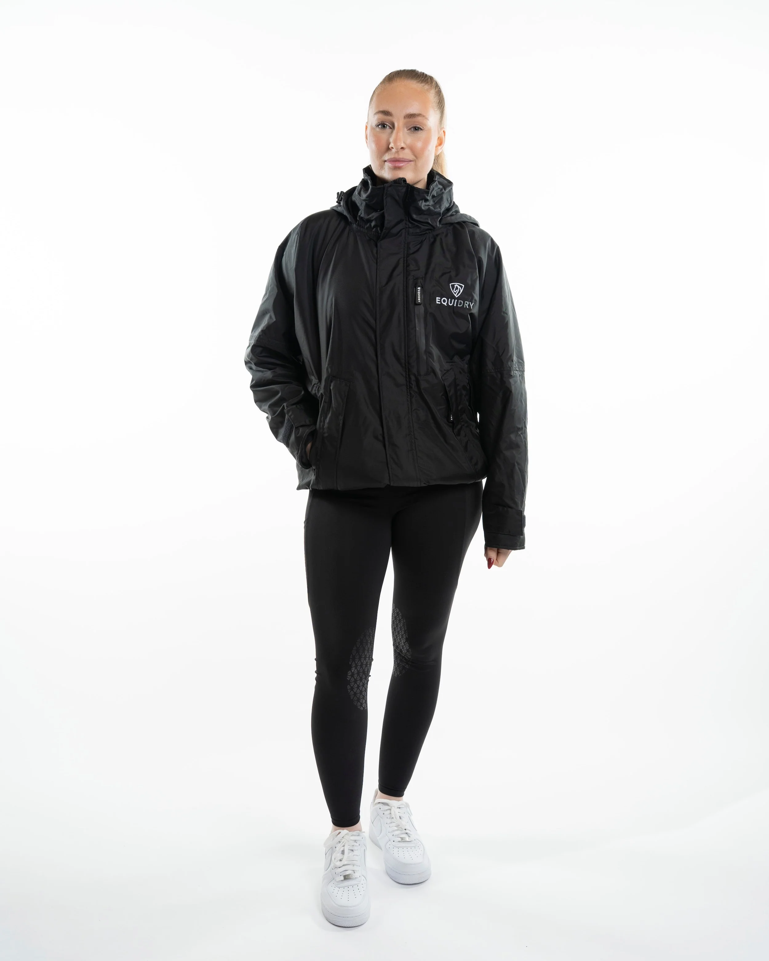Shortie Women's | Thin Fleece | Black/Black - Image 2