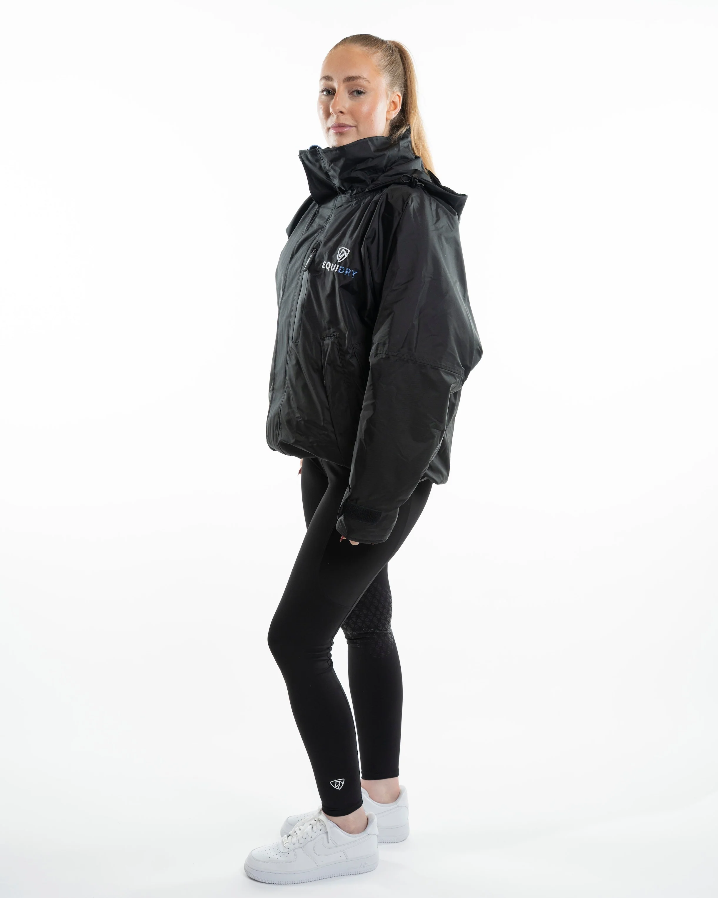 Shortie Women's | Thin Fleece | Black/Lilac - Image 12