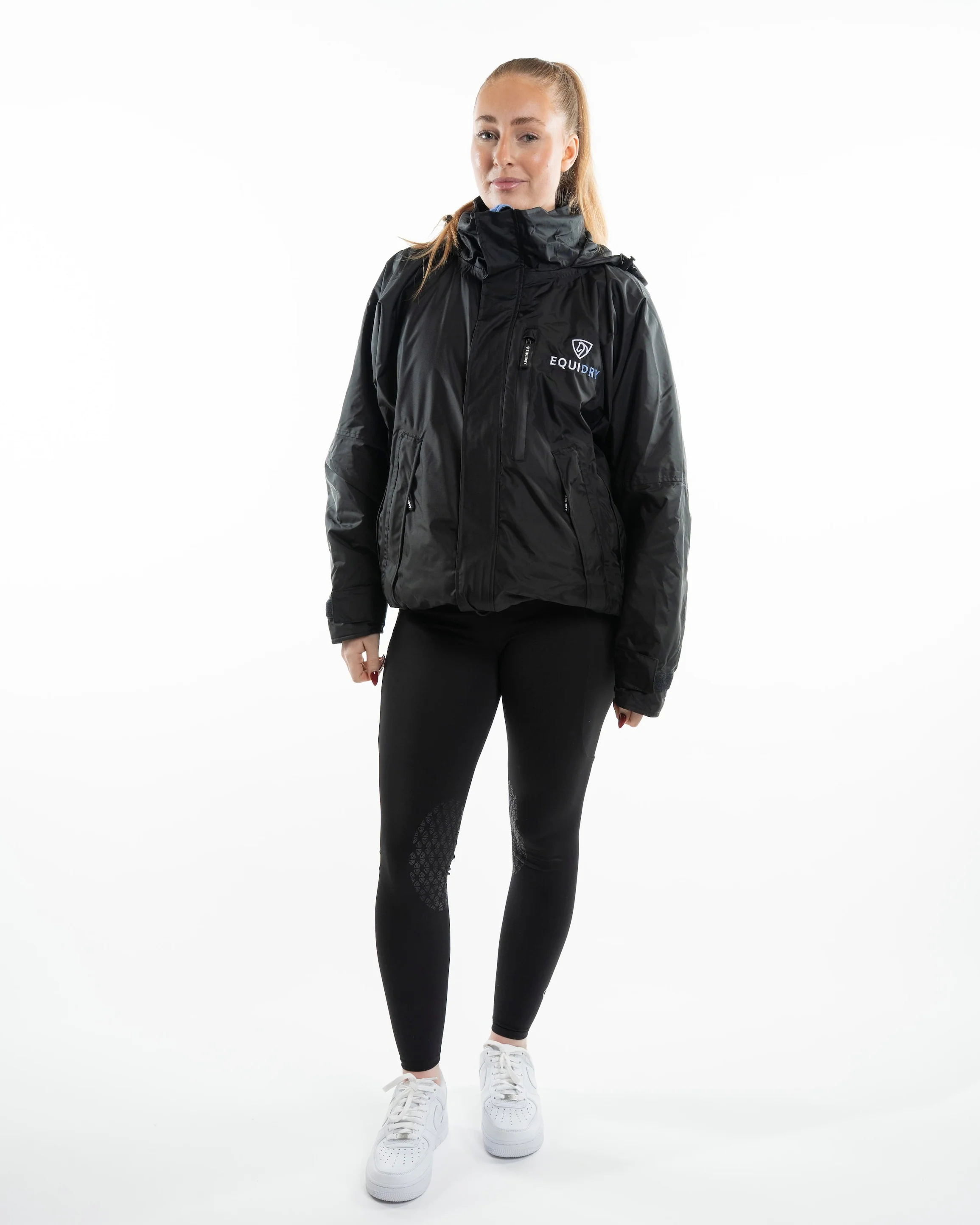 Shortie Women's | Thin Fleece | Black/Lilac - Image 2