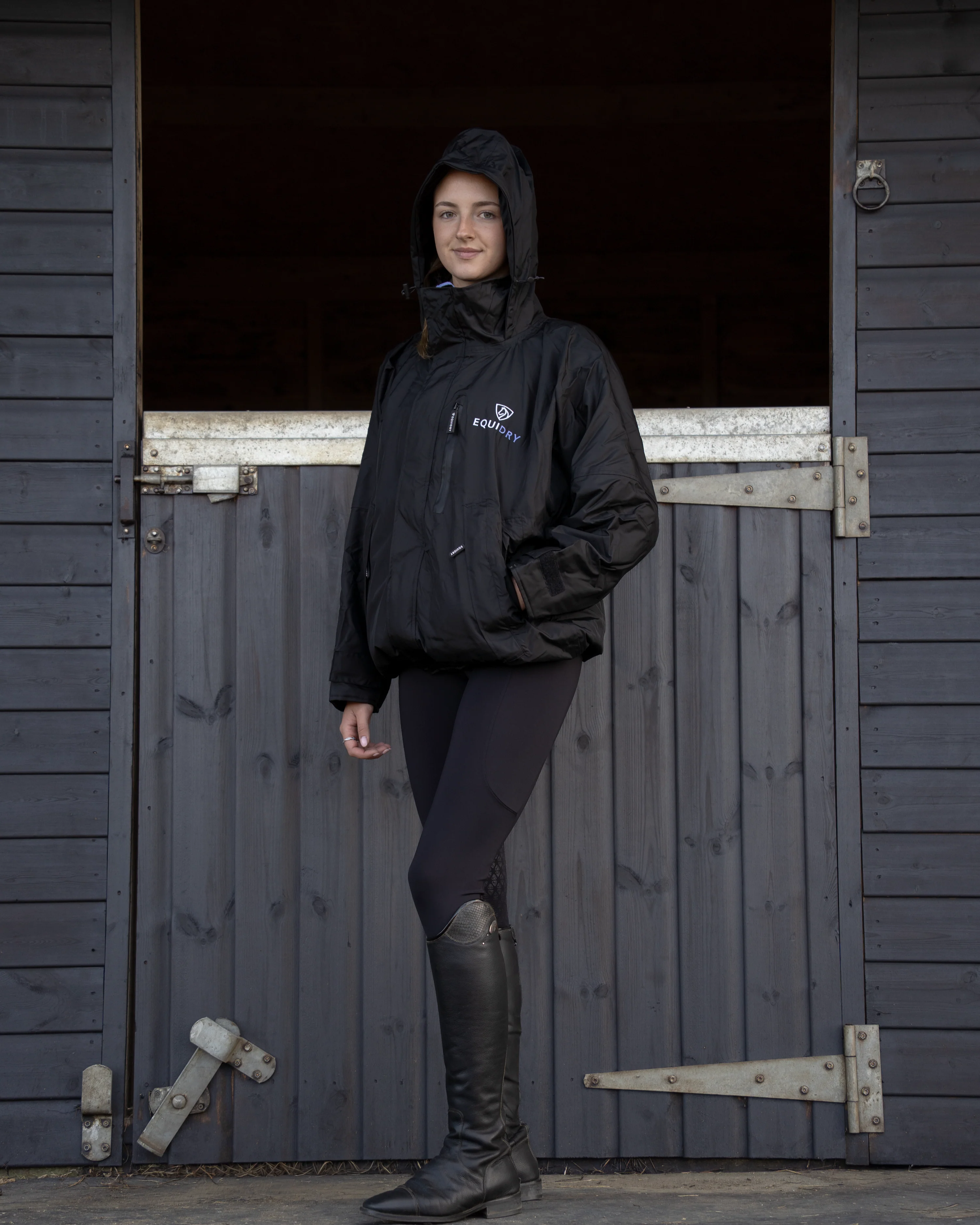 Shortie Women's | Thin Fleece | Black/Lilac - Image 7