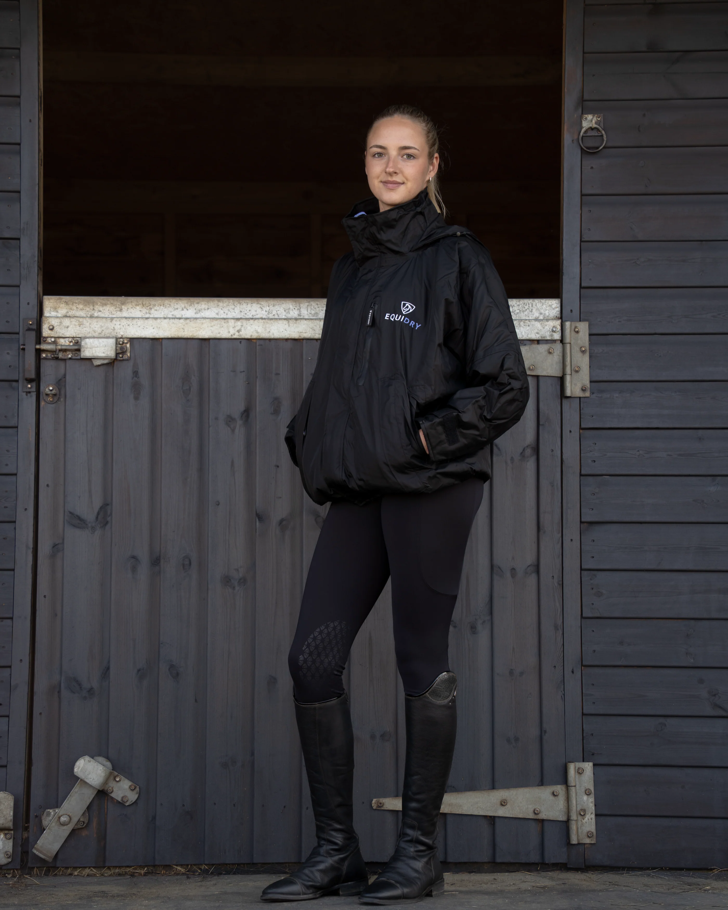 Shortie Women's | Thin Fleece | Black/Lilac - Image 8