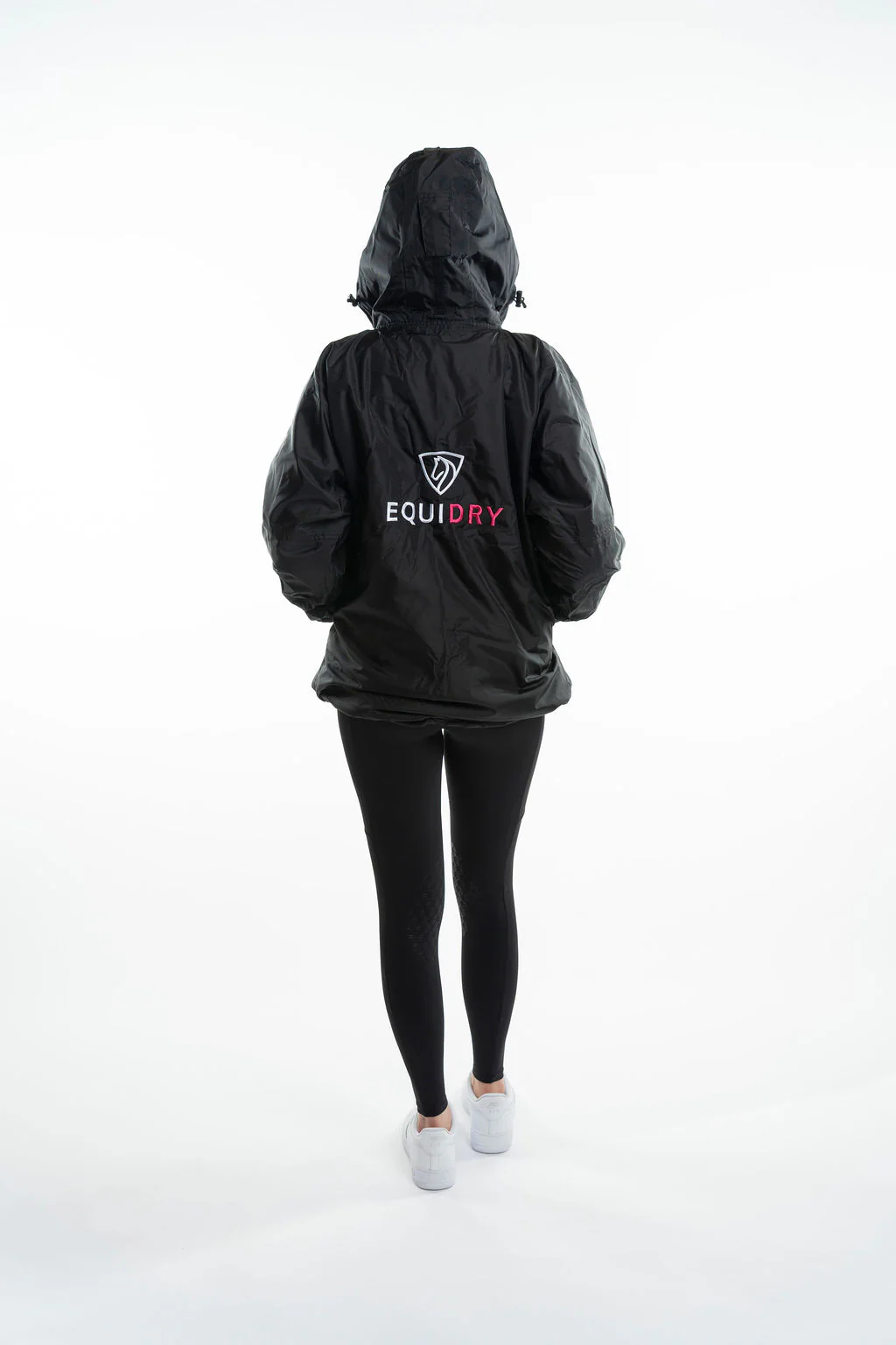 Shortie Women's | Thin Fleece | Black/Peacock Pink - Image 9