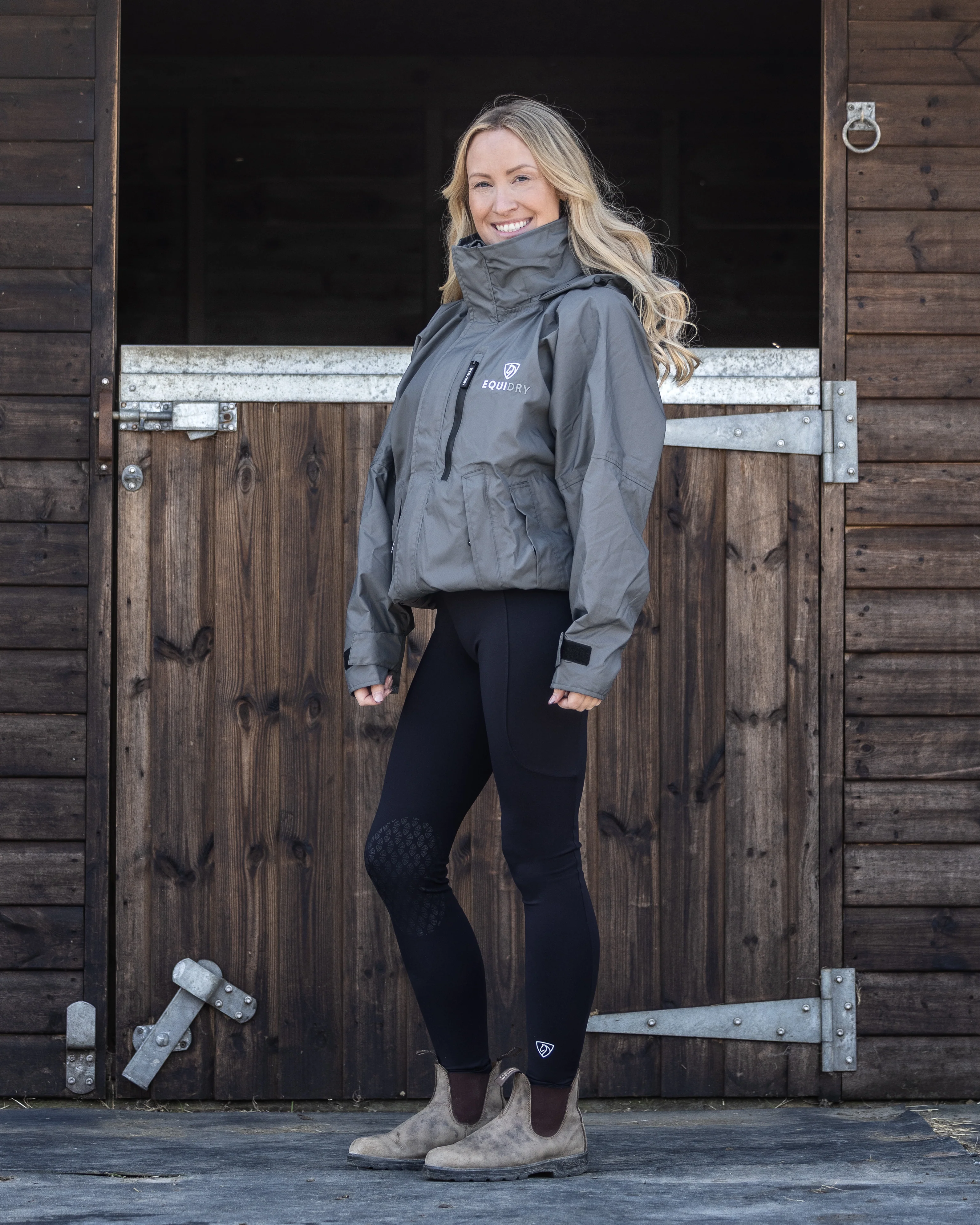 Shortie Women's | Thin Fleece | Grey/Grey - Image 7