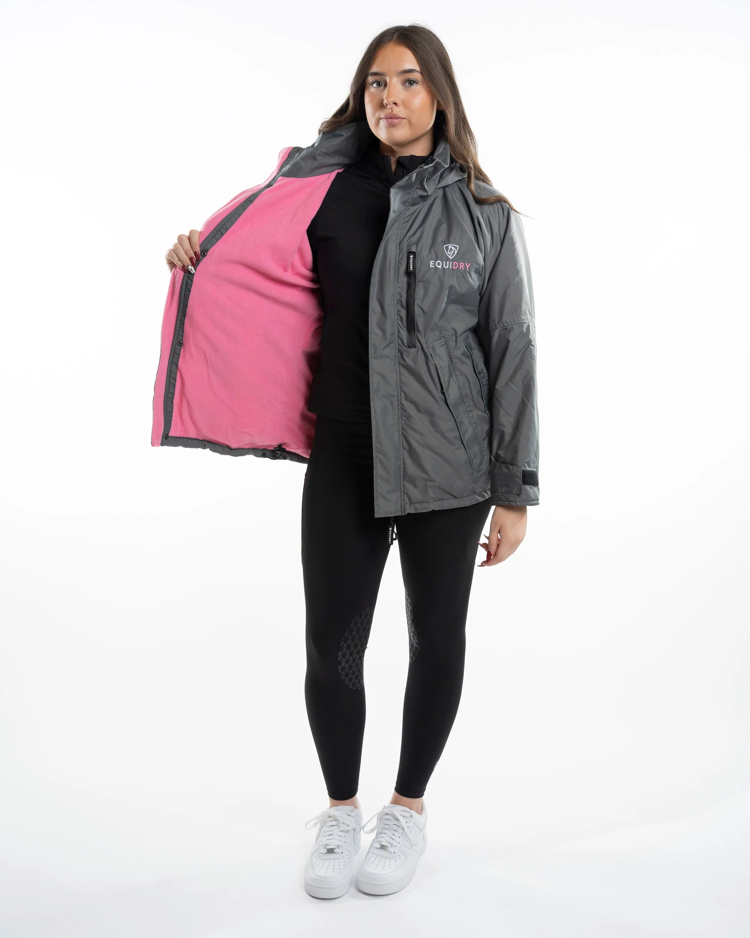 Shortie Children's | Thin Fleece | Grey/Penelope Pink - Image 4