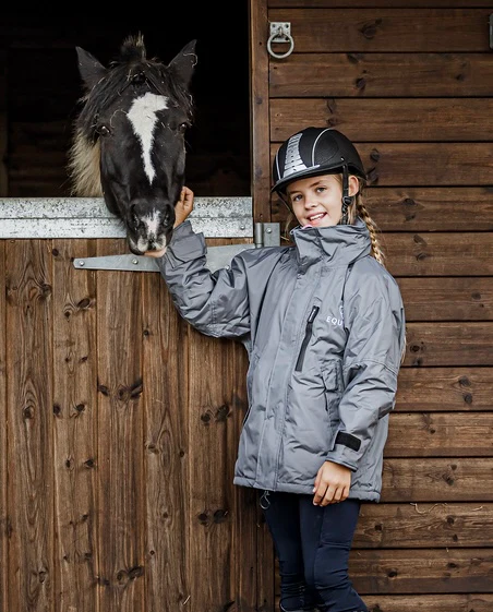 Shortie Children's | Thin Fleece | Grey/Penelope Pink - Image 8