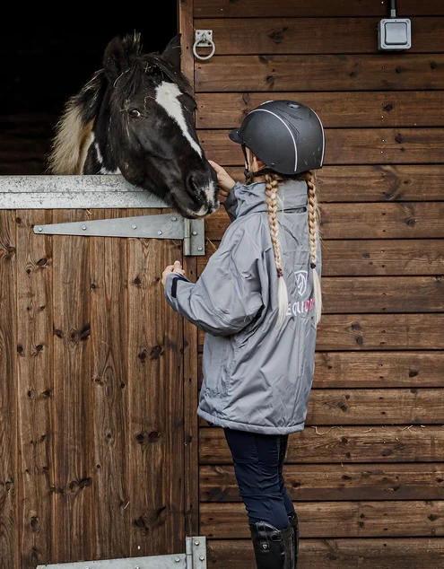 Shortie Children's | Thin Fleece | Grey/Penelope Pink - Image 9